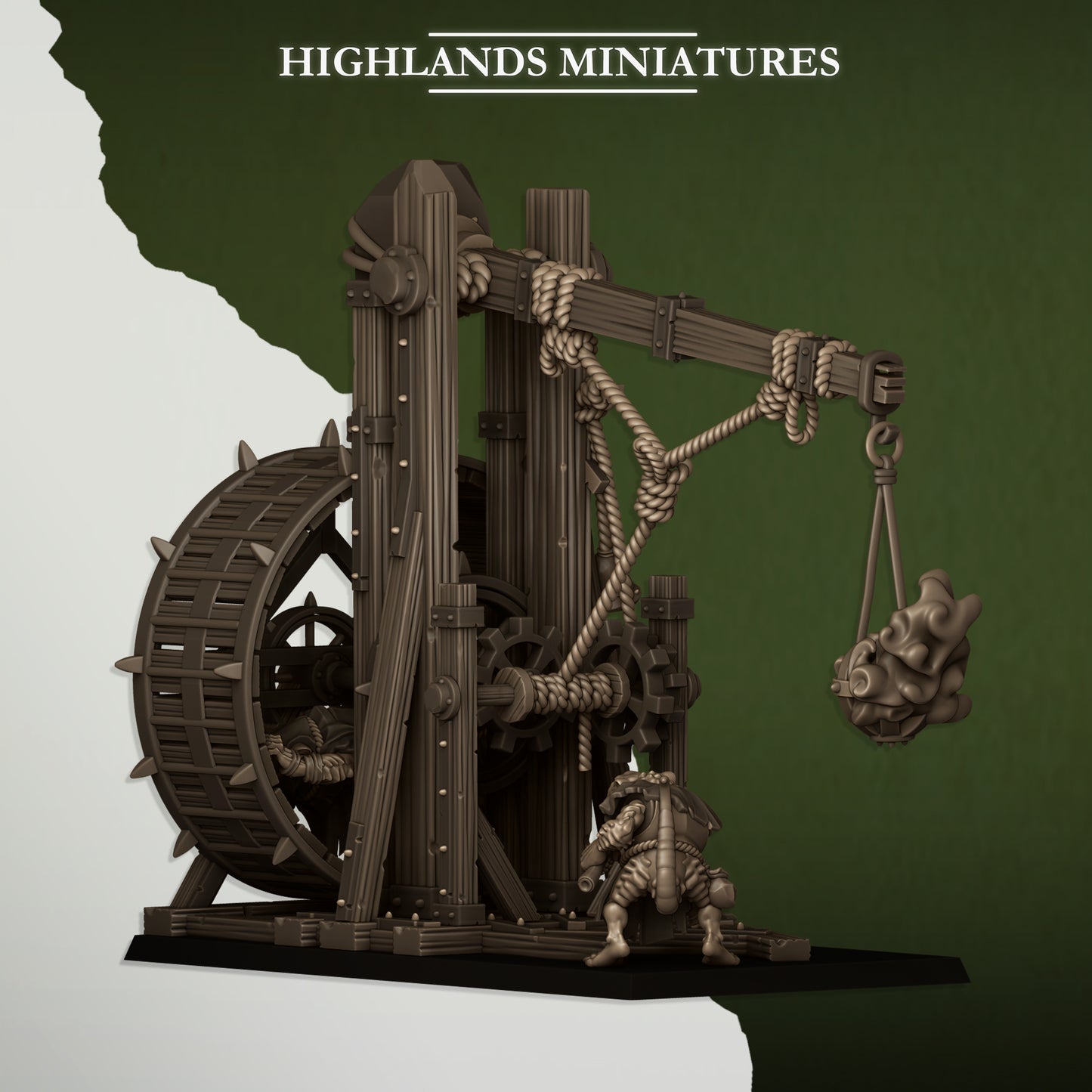 Miniatura Lanzaincensiarios Verminarios Hombres-Rata resina 28mm sin pintar - Drakholm