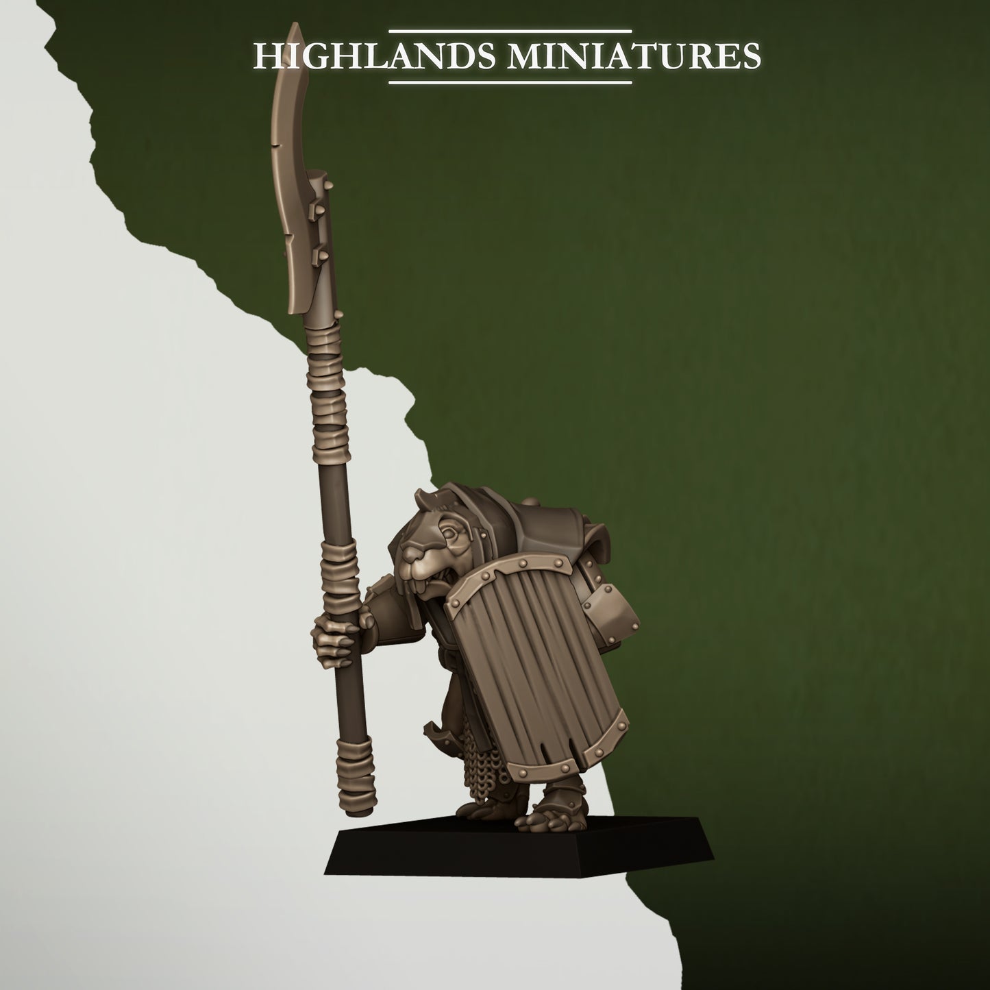 Miniatura Vanguardia Verminaria Hombres-Rata resina 28mm sin pintar - Drakholm