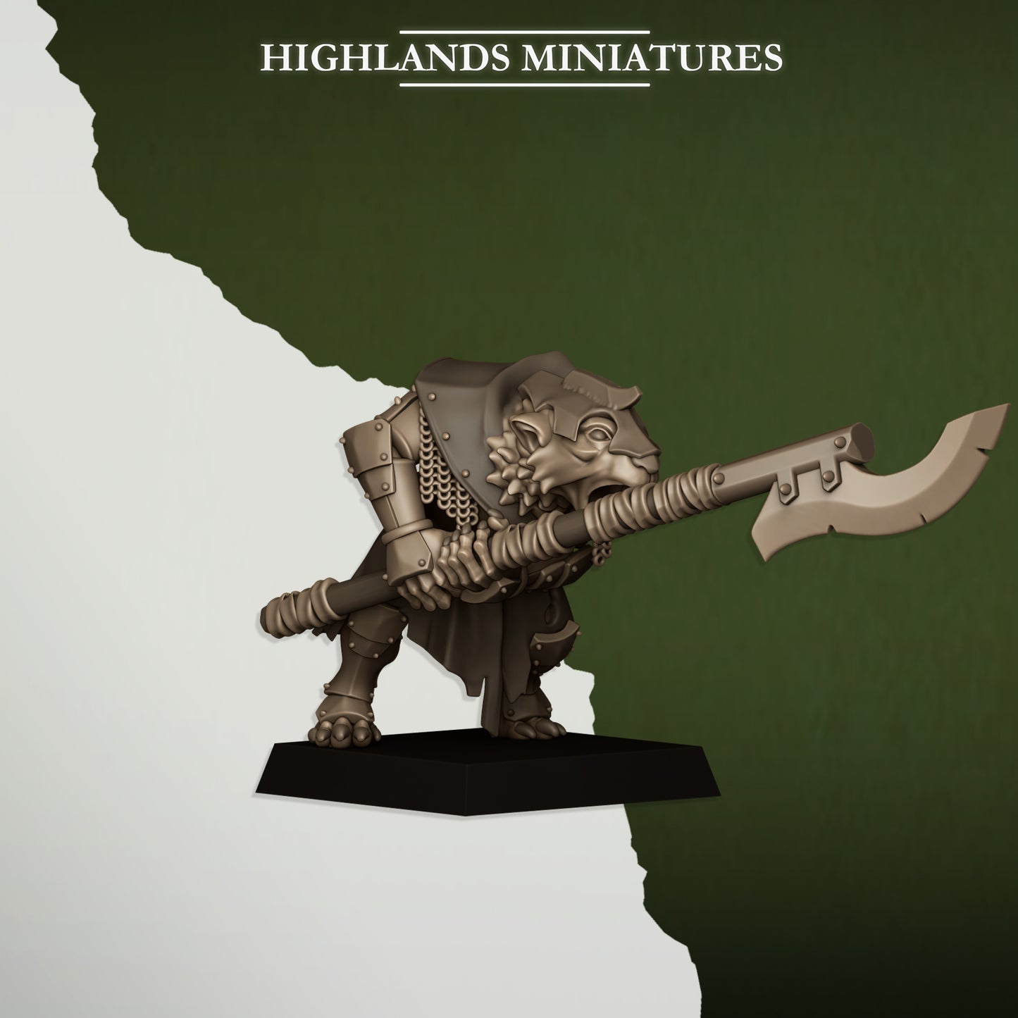 Miniatura Vanguardia Verminaria Hombres-Rata resina 28mm sin pintar - Drakholm