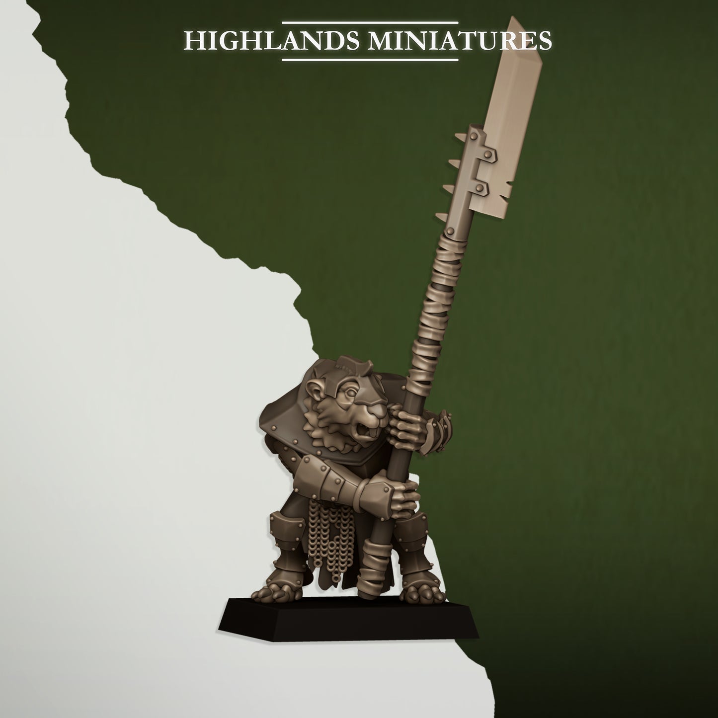Miniatura Vanguardia Verminaria Hombres-Rata resina 28mm sin pintar - Drakholm
