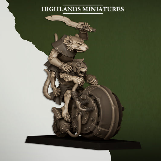 Miniatura Arma Pesada de la Cloaca Hombres-Rata resina 28mm sin pintar - Drakholm