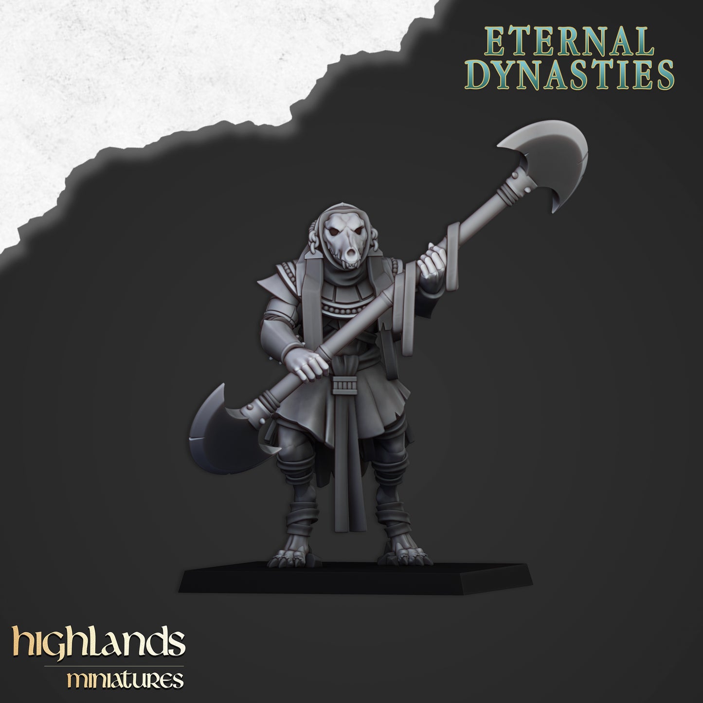 Miniatura Guardia de Anubis Reyes Funerarios resina 28mm sin pintar - Drakholm