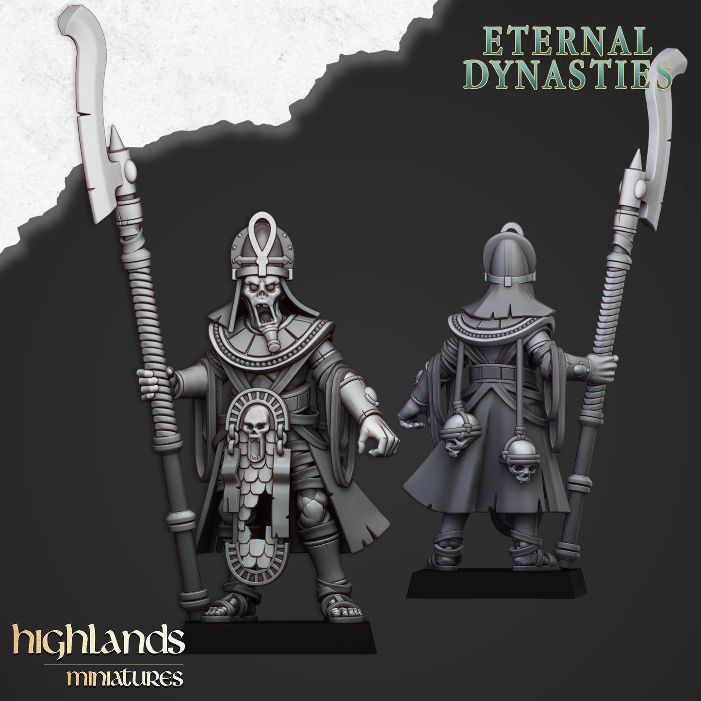 Miniatura Príncipe Eterno Reyes Funerarios resina 28mm sin pintar - Drakholm
