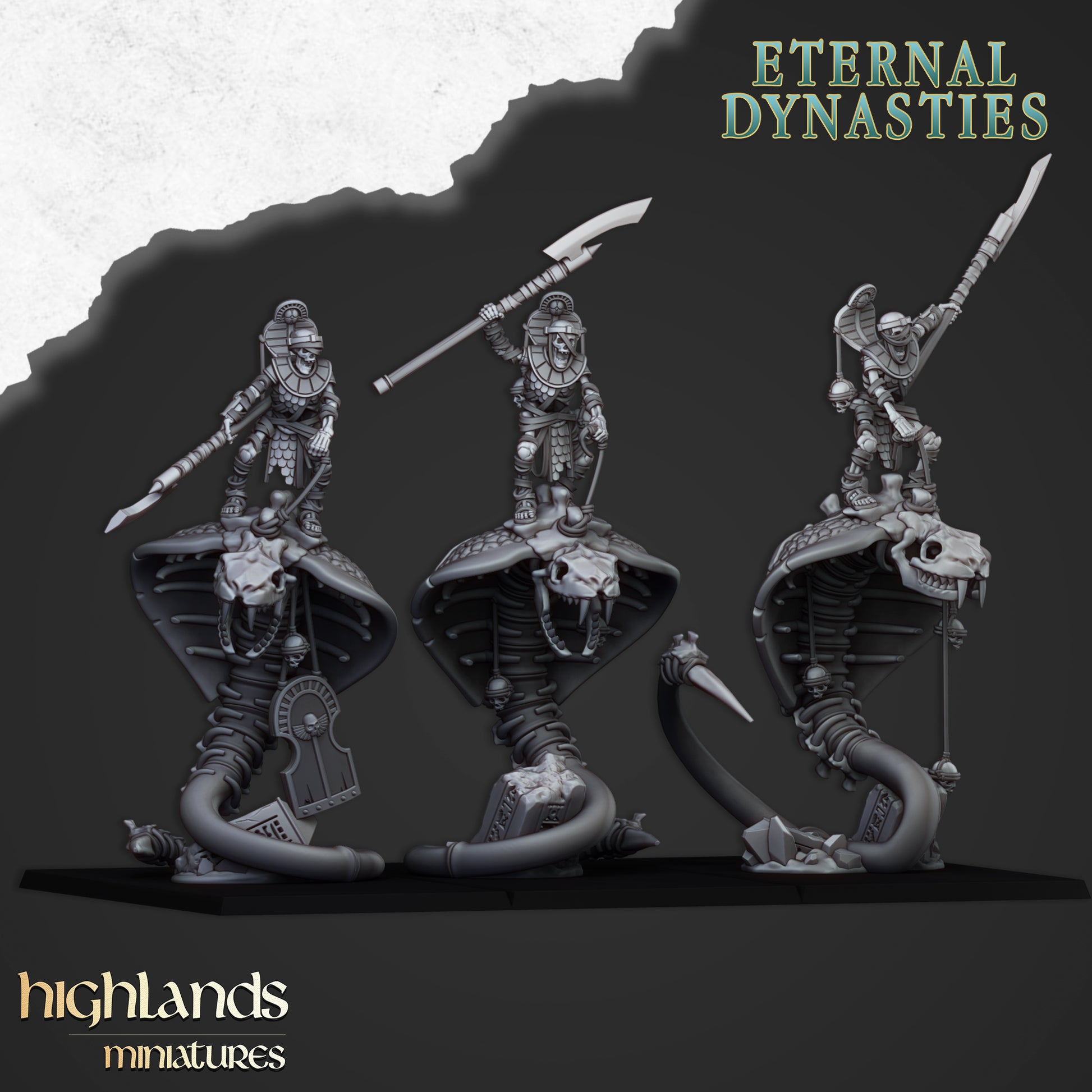 Miniatura Guardia Antigua Montada Reyes Funerarios resina 28mm sin pintar - Drakholm