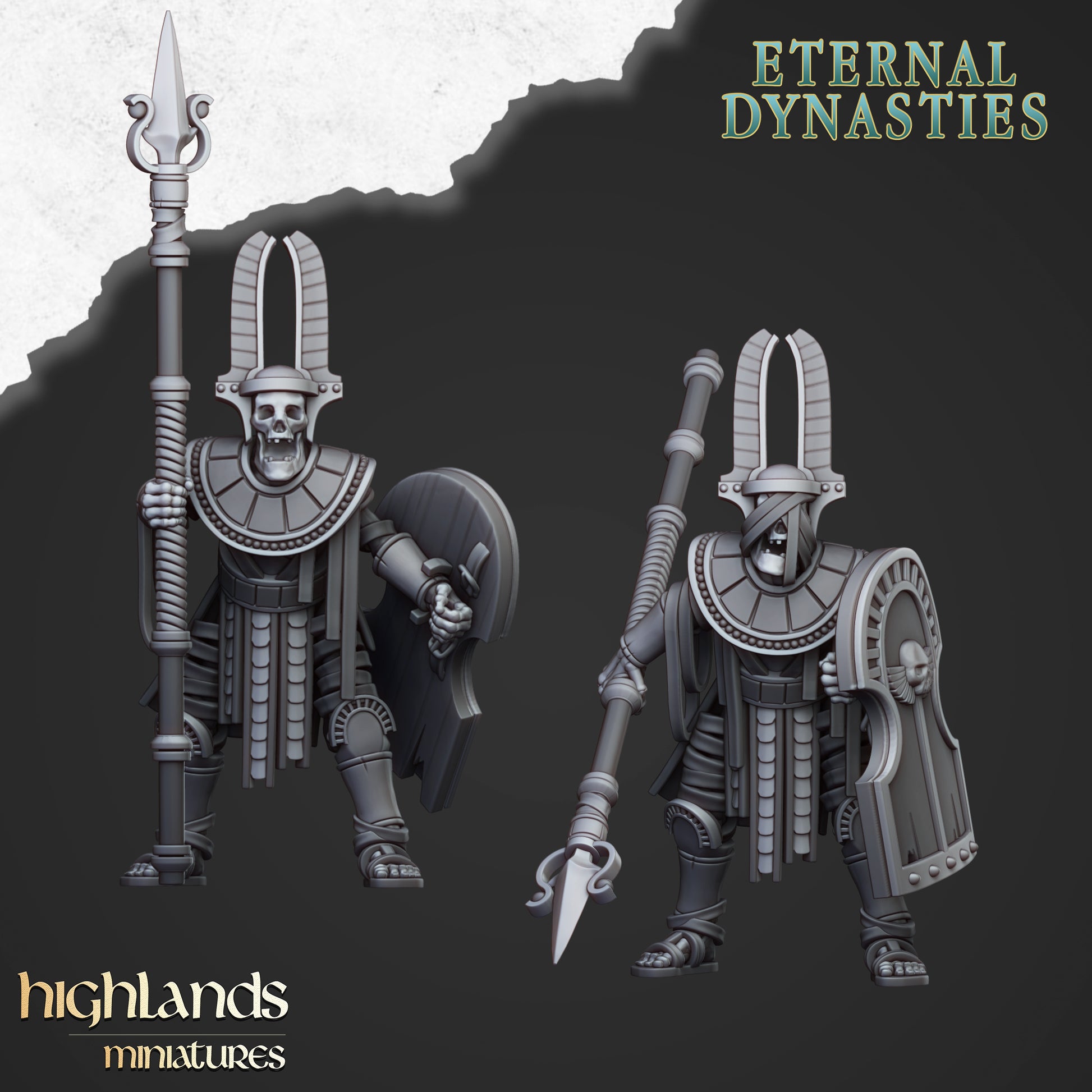 Miniatura Barco Funerario del Faraón Hundido Reyes Funerarios resina 28mm sin pintar - Drakholm