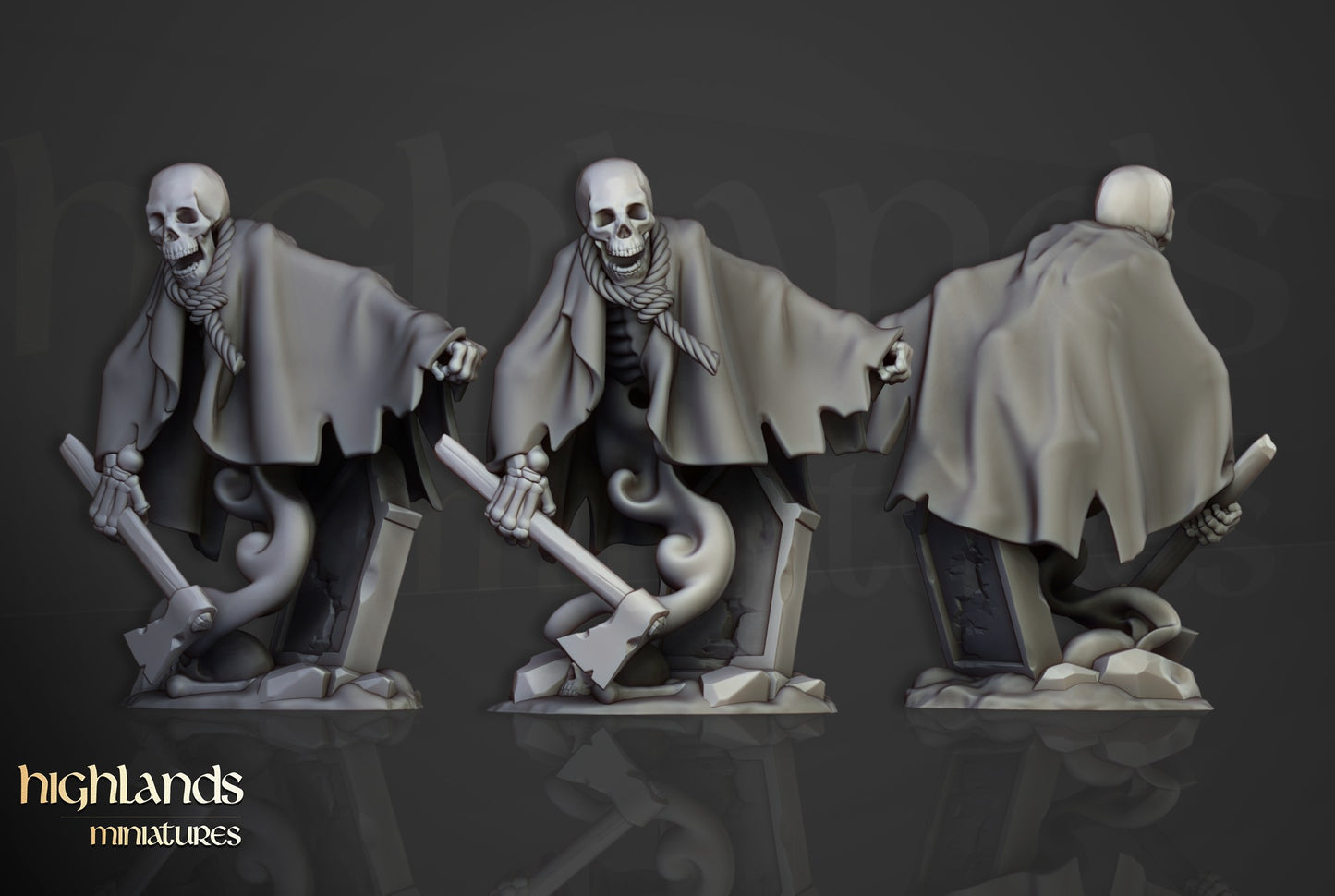 Miniatura Fantasmas de Cripta Condes Vampiro resina 28mm sin pintar - Drakholm