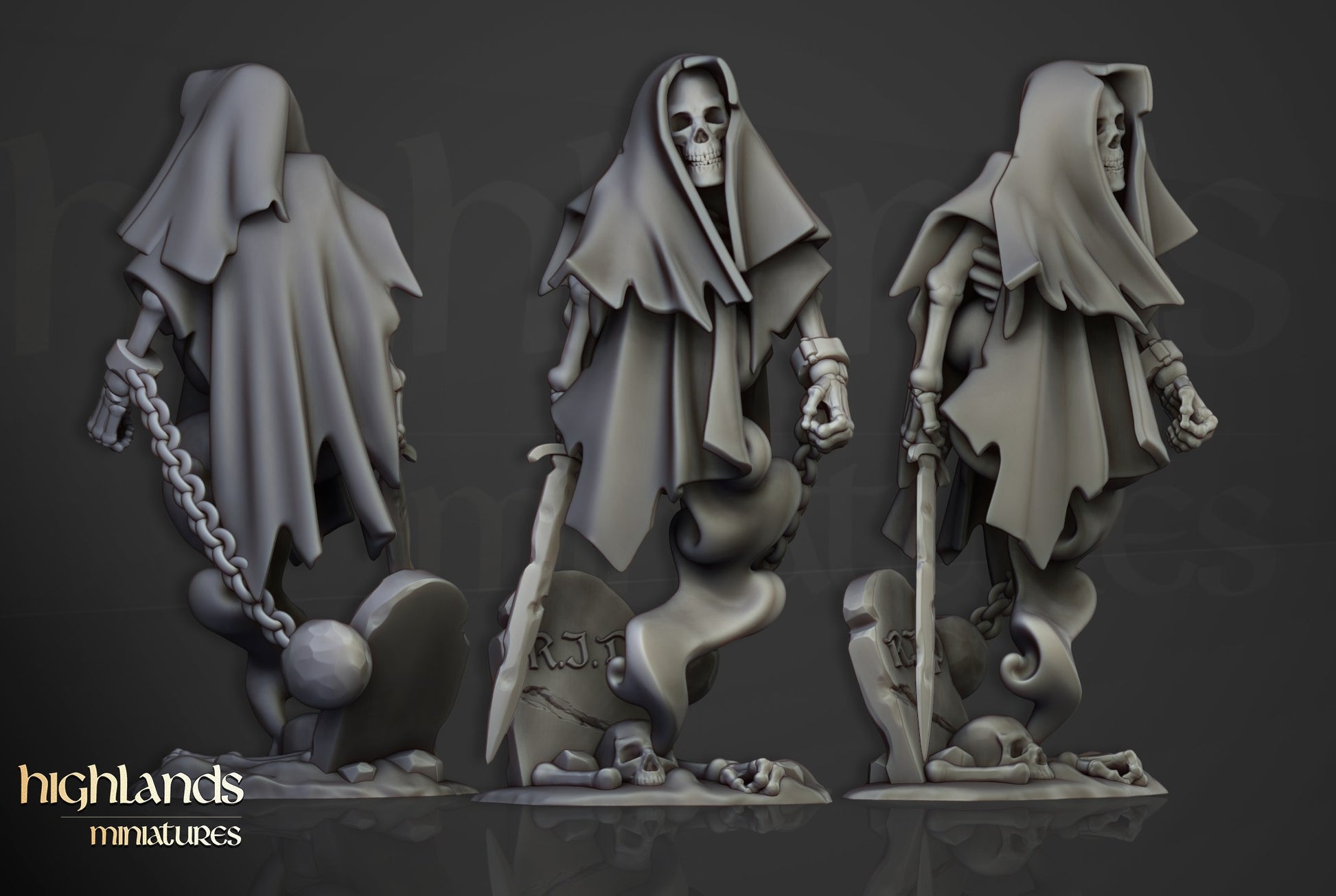 Miniatura Fantasmas de Cripta Condes Vampiro resina 28mm sin pintar - Drakholm
