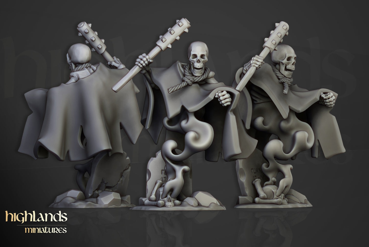 Miniatura Fantasmas de Cripta Condes Vampiro resina 28mm sin pintar - Drakholm