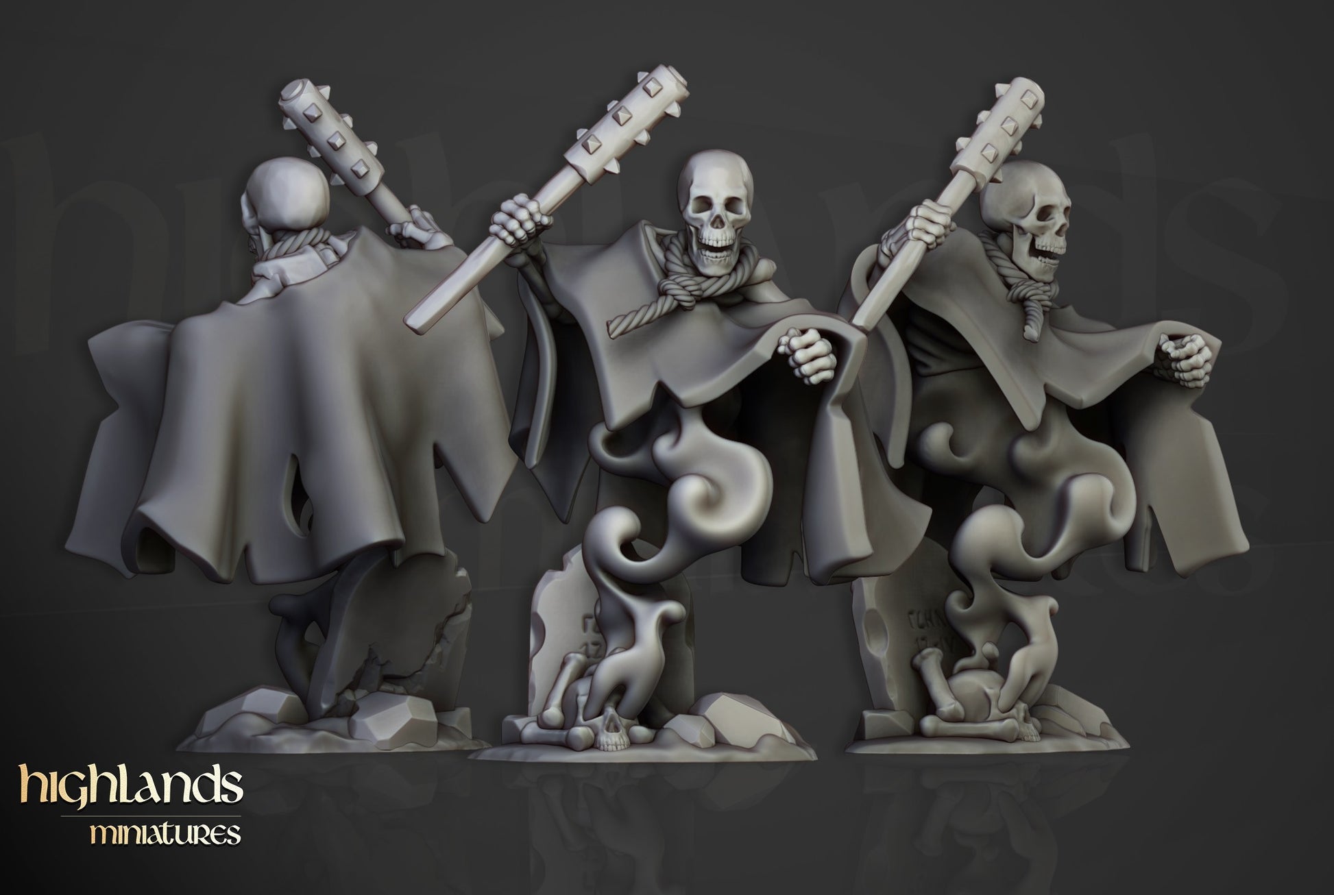 Miniatura Fantasmas de Cripta Condes Vampiro resina 28mm sin pintar - Drakholm