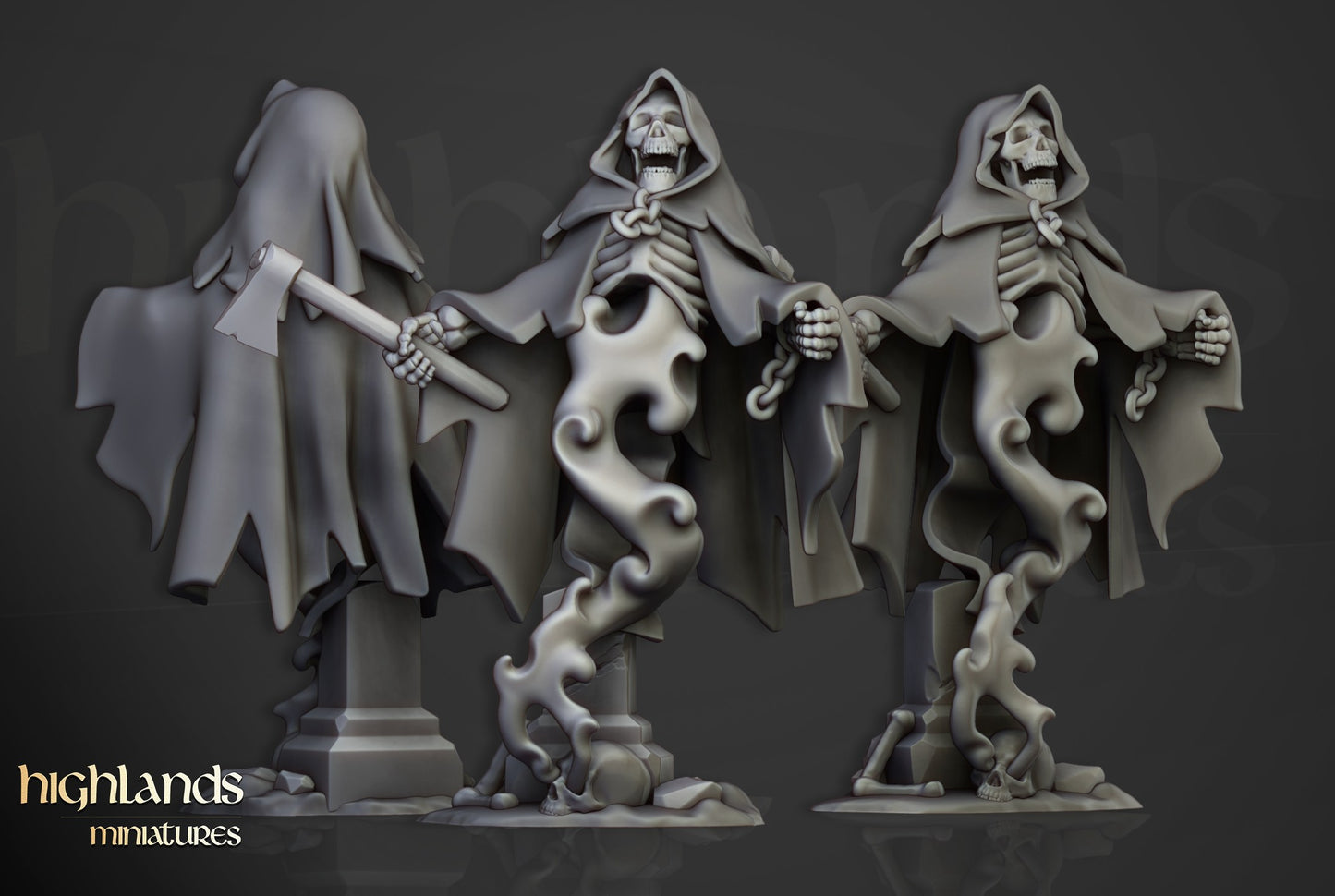 Miniatura Fantasmas de Cripta Condes Vampiro resina 28mm sin pintar - Drakholm