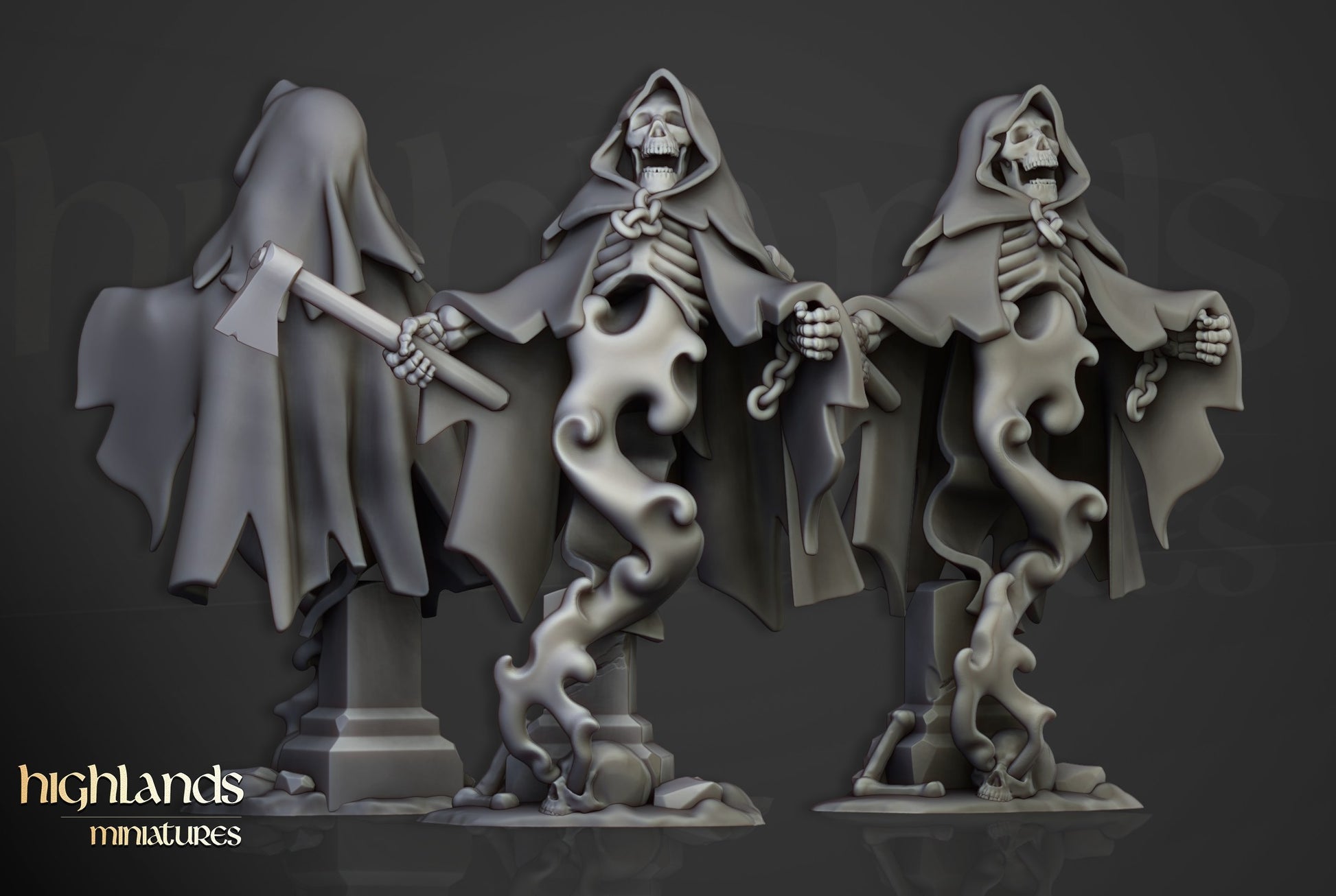 Miniatura Fantasmas de Cripta Condes Vampiro resina 28mm sin pintar - Drakholm