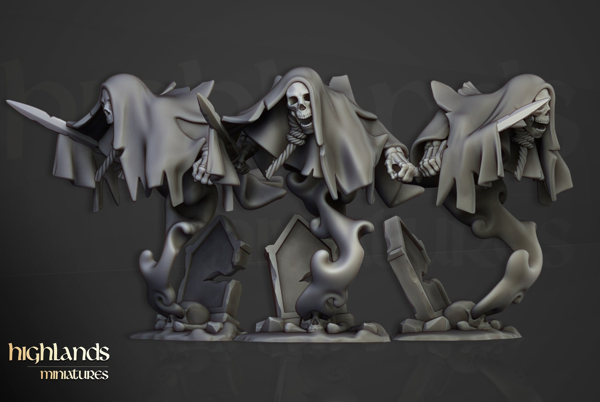Miniatura Fantasmas de Cripta Condes Vampiro resina 28mm sin pintar - Drakholm
