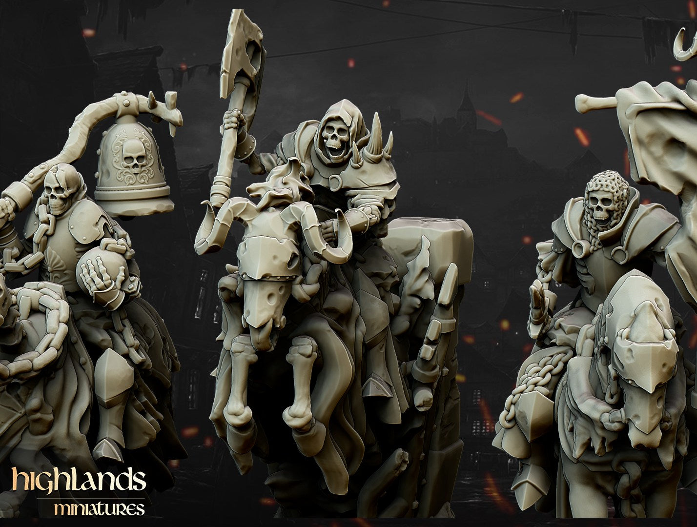 Miniatura Caballeros Oscuros Condes Vampiro resina 28mm sin pintar - Drakholm