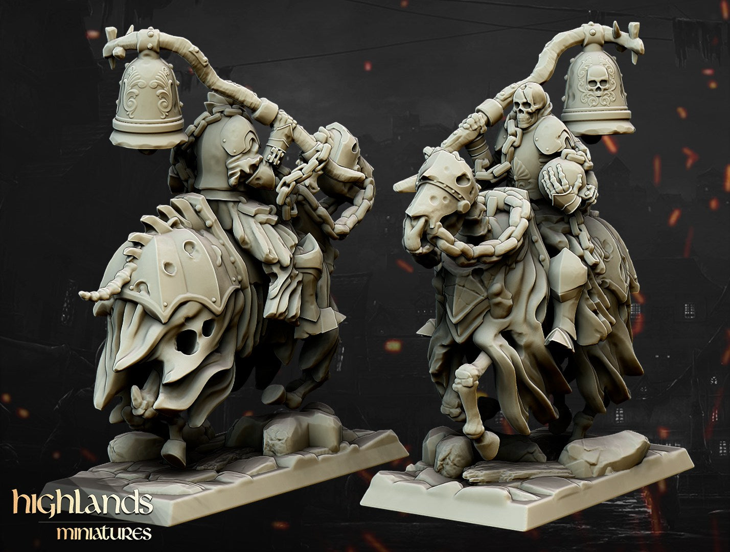 Miniatura Caballeros Oscuros Condes Vampiro resina 28mm sin pintar - Drakholm