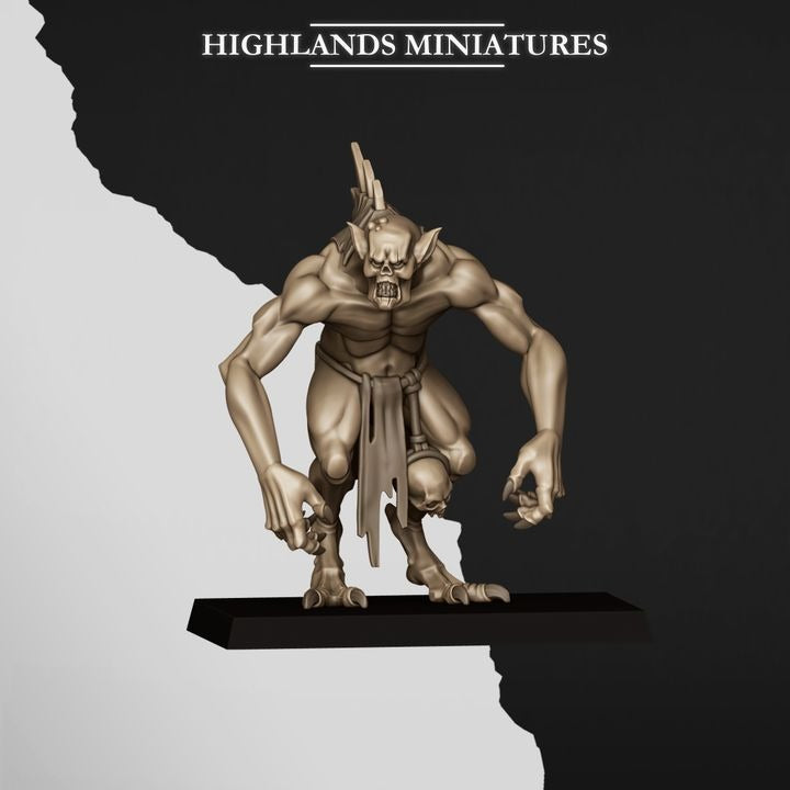 Miniatura Necrófagos Gigantes Condes Vampiro resina 28mm sin pintar - Drakholm