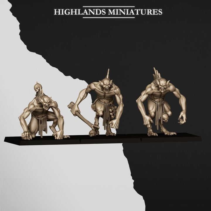 Miniatura Necrófagos Gigantes Condes Vampiro resina 28mm sin pintar - Drakholm