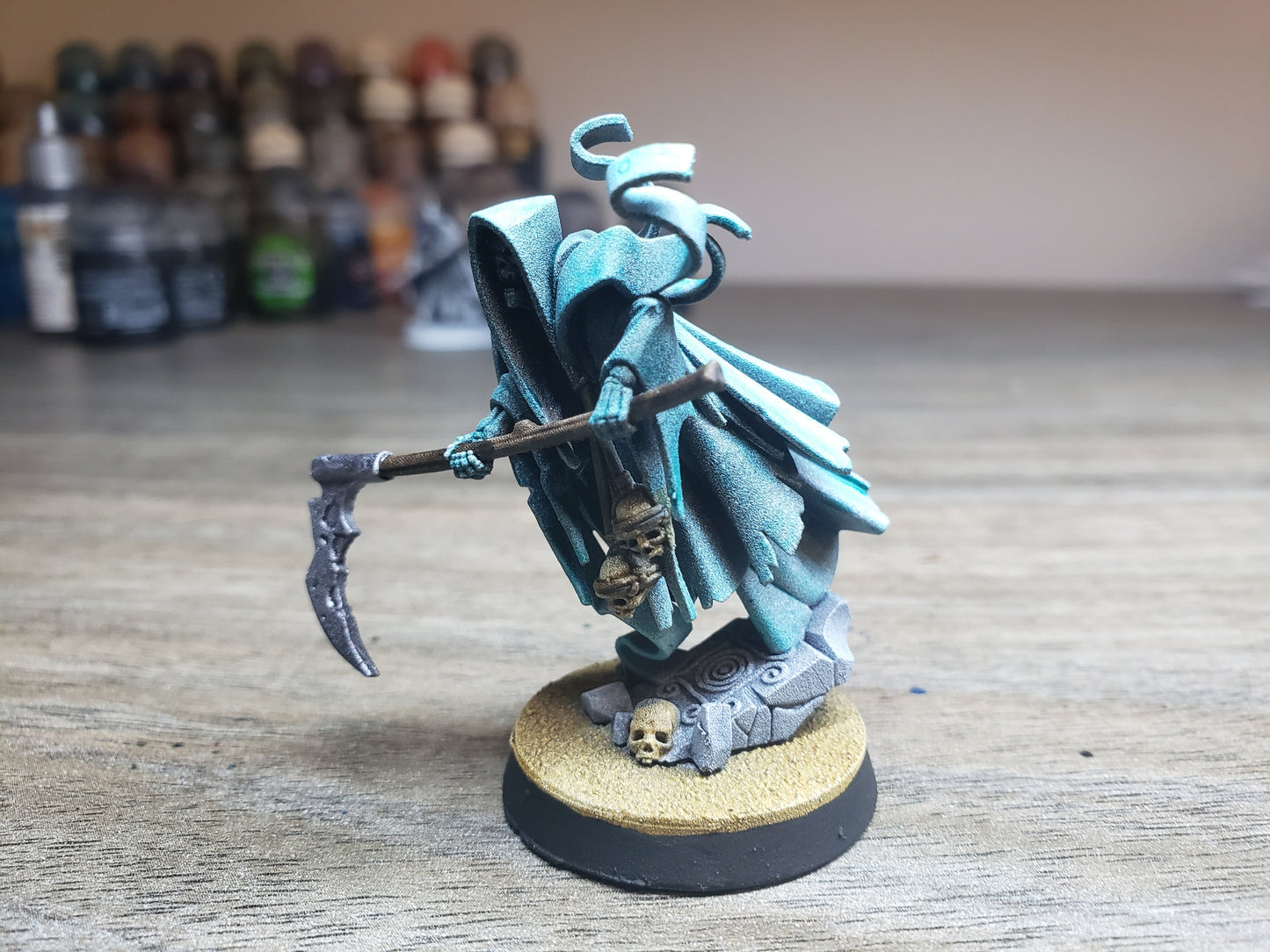Miniatura Segador Fantasmal Condes Vampiro resina 28mm sin pintar - Drakholm