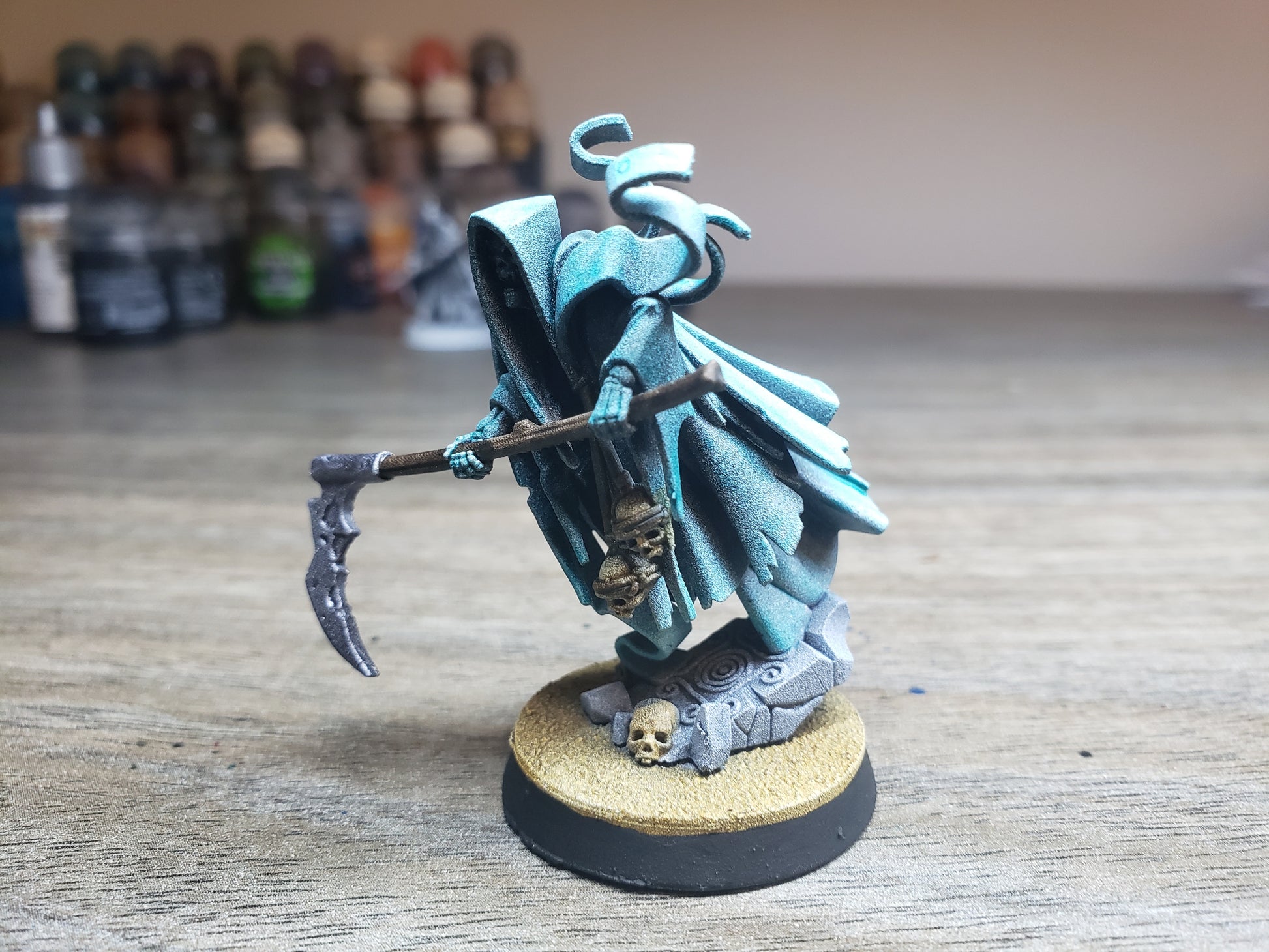 Miniatura Segador Fantasmal Condes Vampiro resina 28mm sin pintar - Drakholm