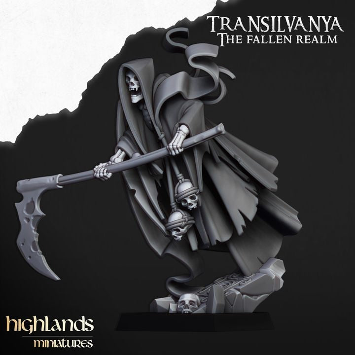 Miniatura Segador Fantasmal Condes Vampiro resina 28mm sin pintar - Drakholm