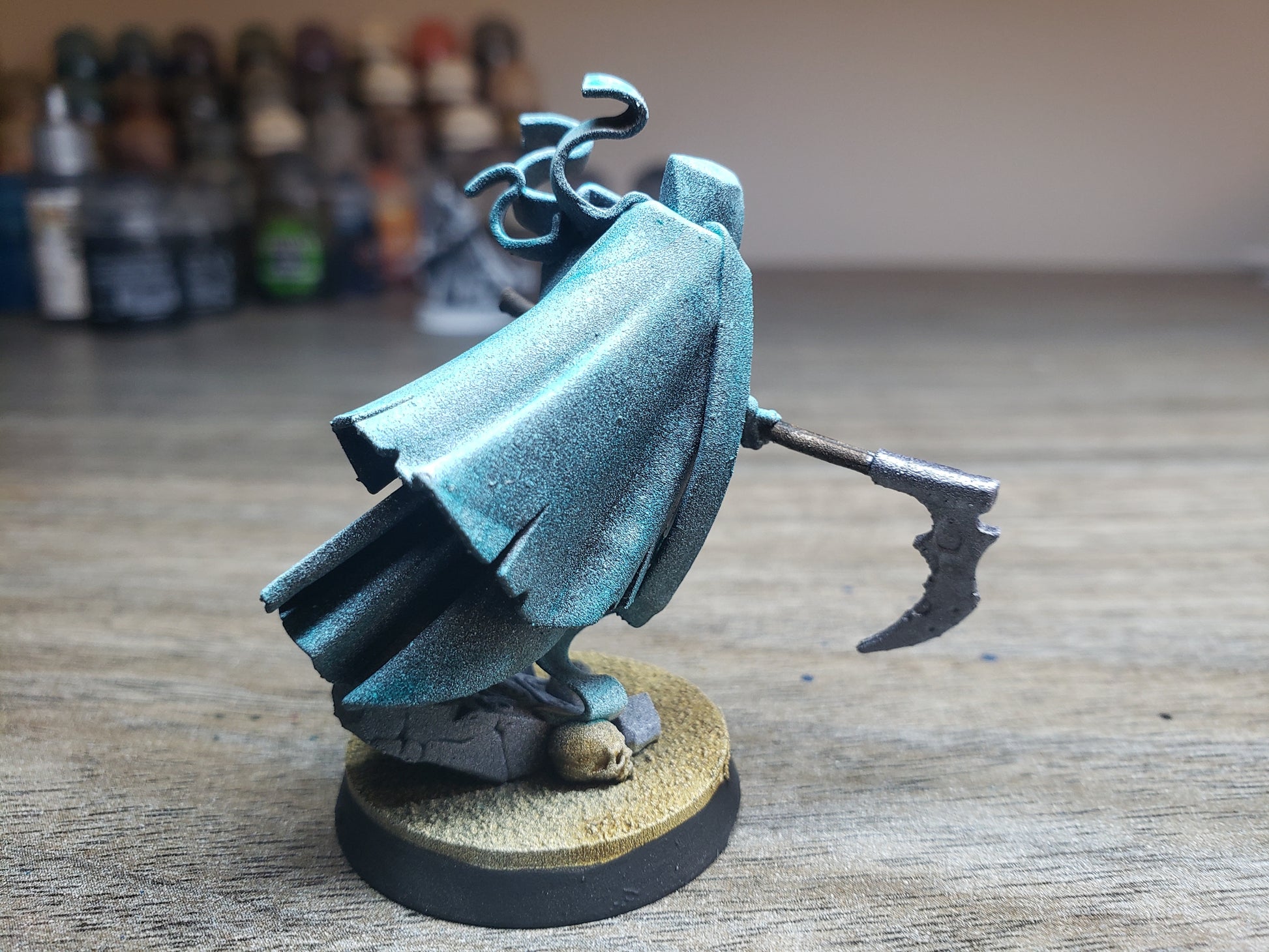Miniatura Segador Fantasmal Condes Vampiro resina 28mm sin pintar - Drakholm
