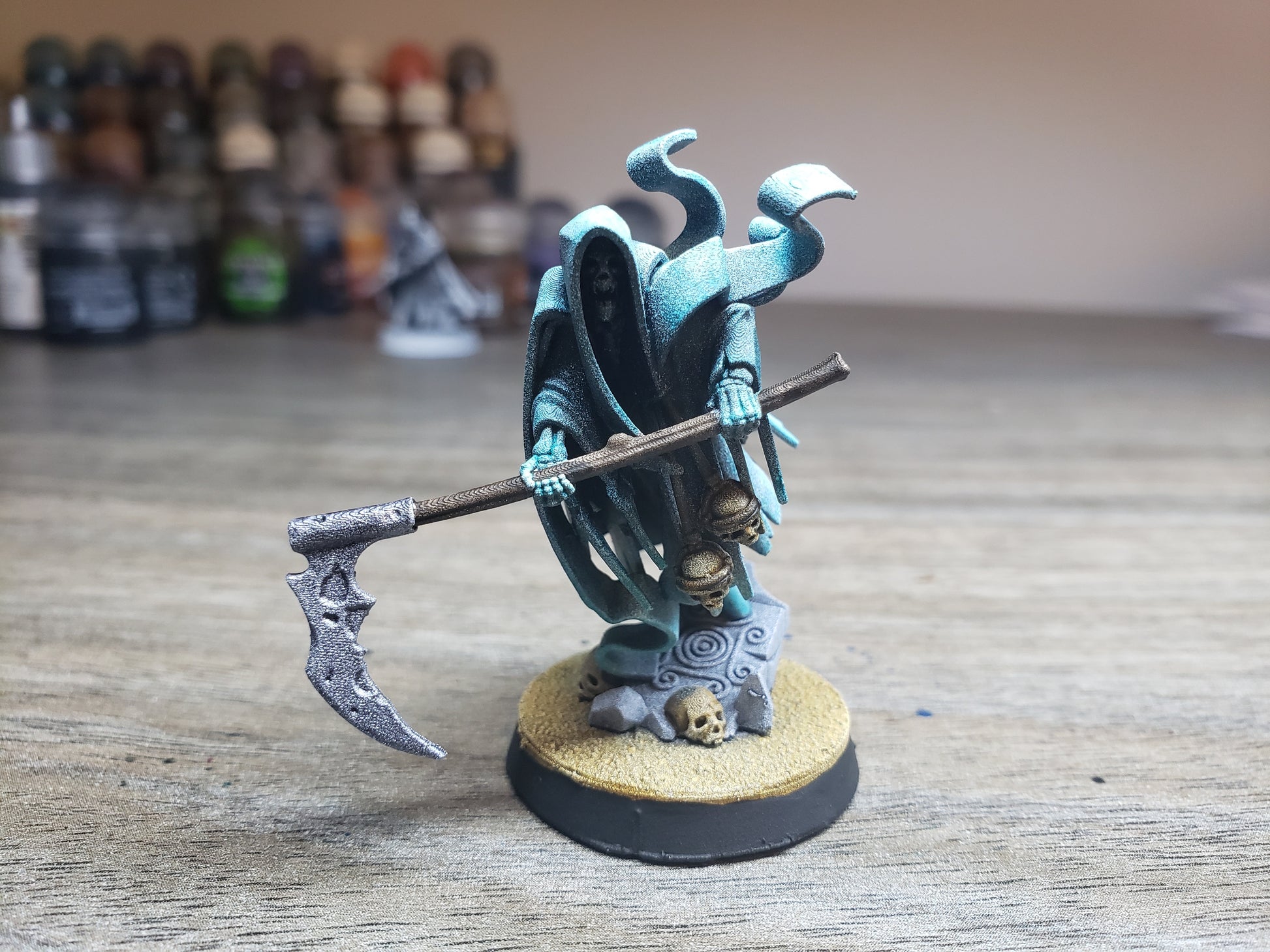 Miniatura Segador Fantasmal Condes Vampiro resina 28mm sin pintar - Drakholm
