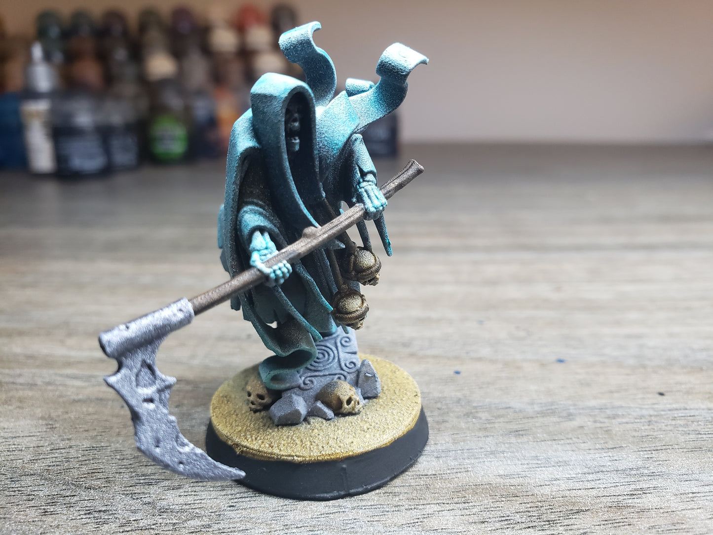 Miniatura Segador Fantasmal Condes Vampiro resina 28mm sin pintar - Drakholm