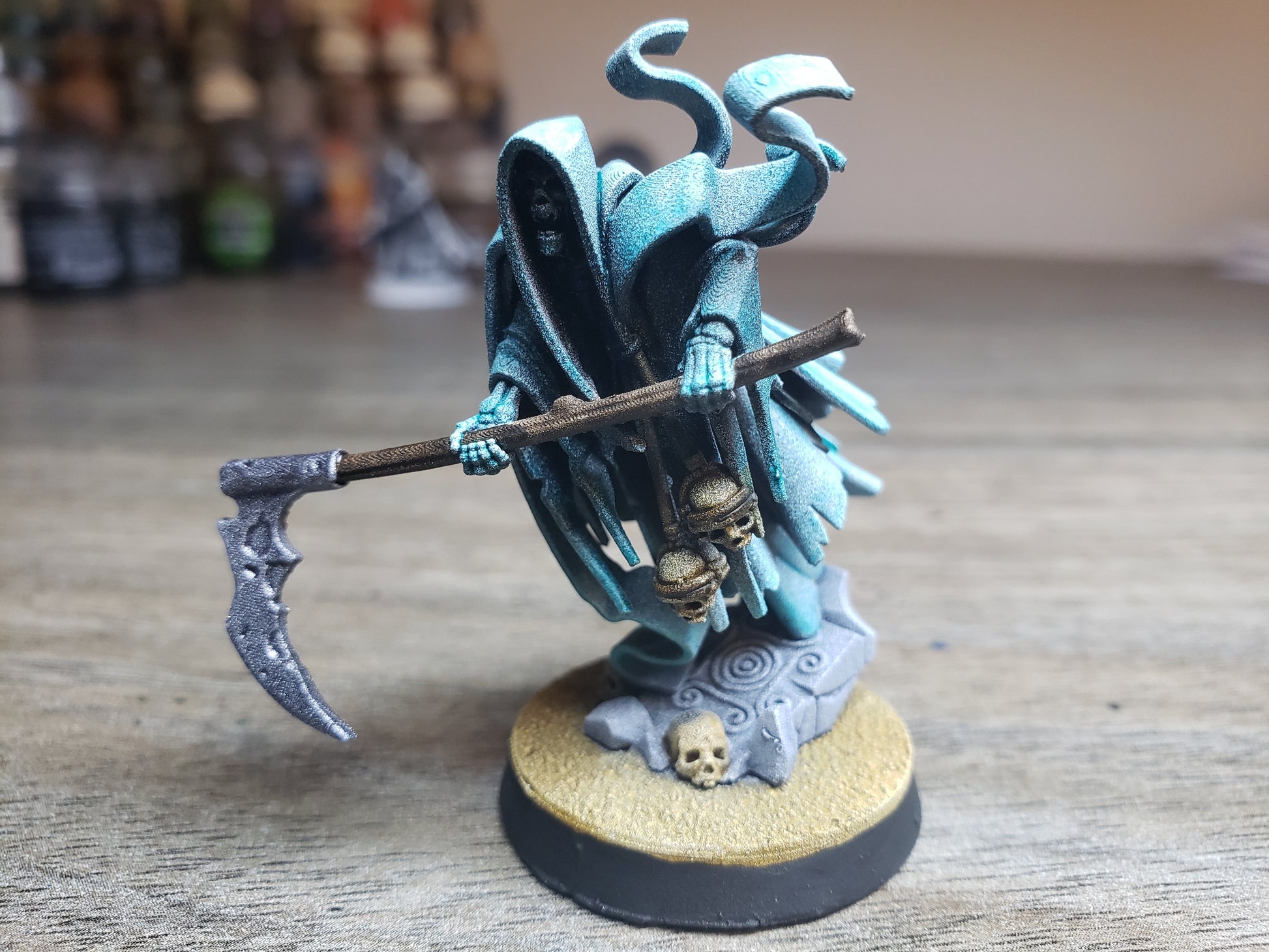 Miniatura Segador Fantasmal Condes Vampiro resina 28mm sin pintar - Drakholm