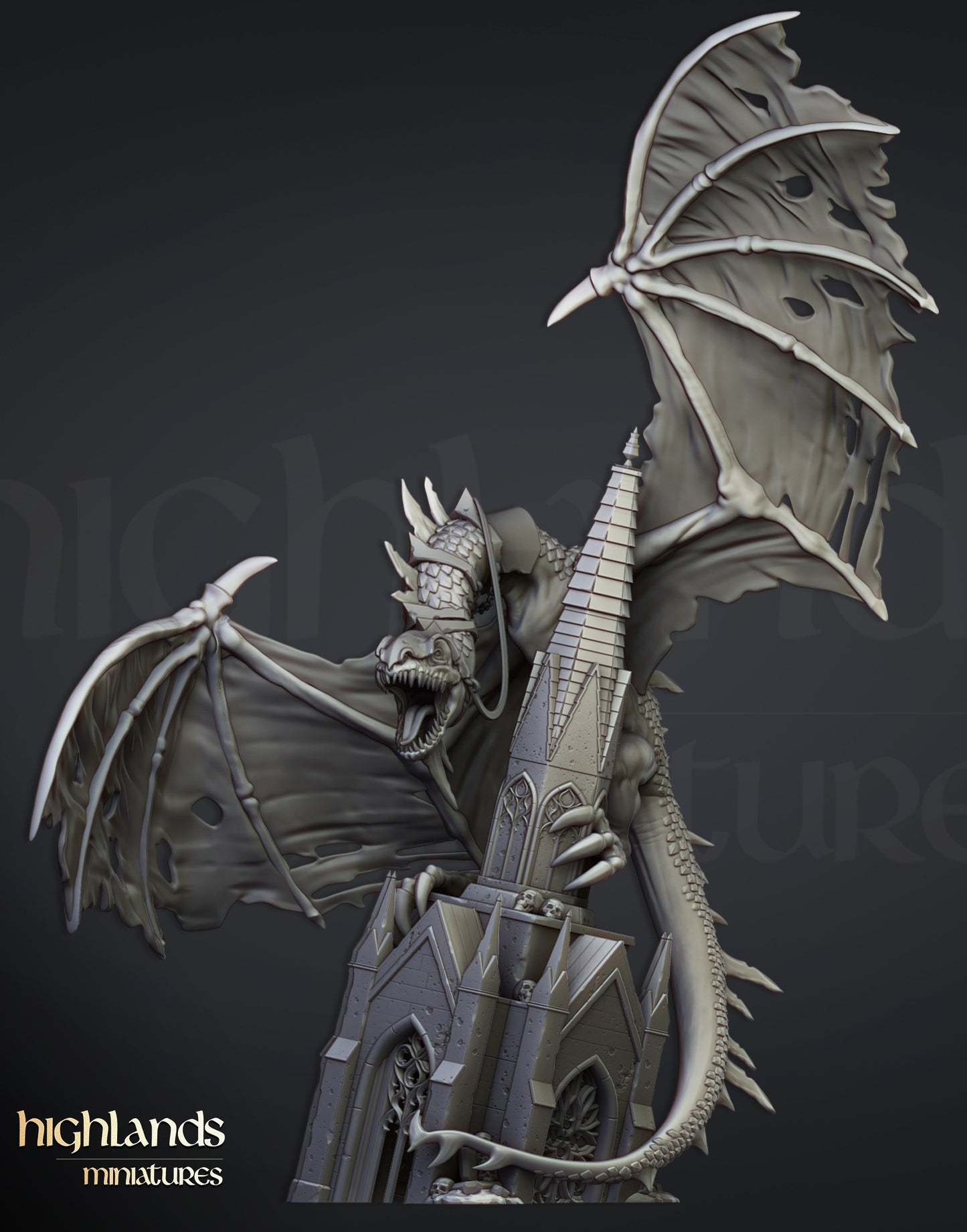 Miniatura Señor Nigromante Condes Vampiro resina 28mm sin pintar - Drakholm