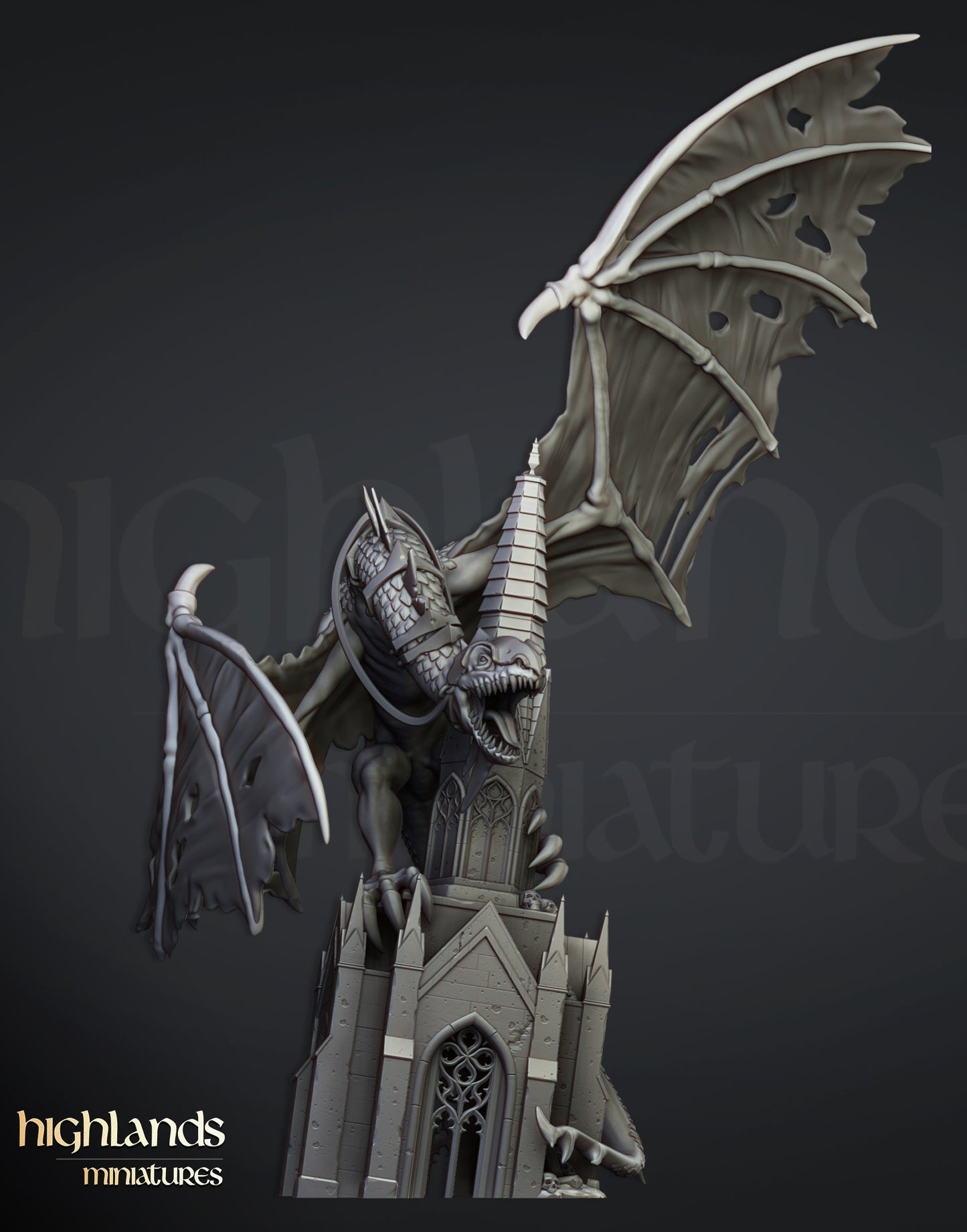 Miniatura Señor Nigromante Condes Vampiro resina 28mm sin pintar - Drakholm