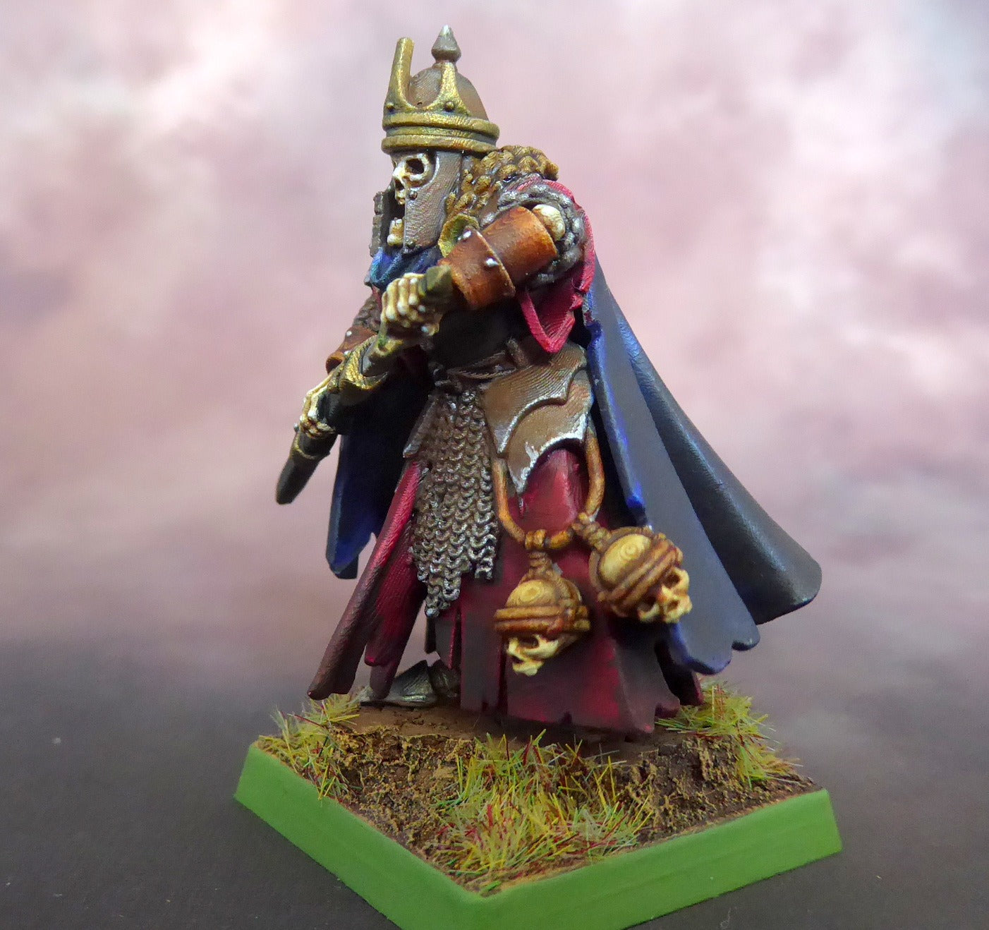 Miniatura Señor Esquelético Condes Vampiro resina 28mm sin pintar - Drakholm