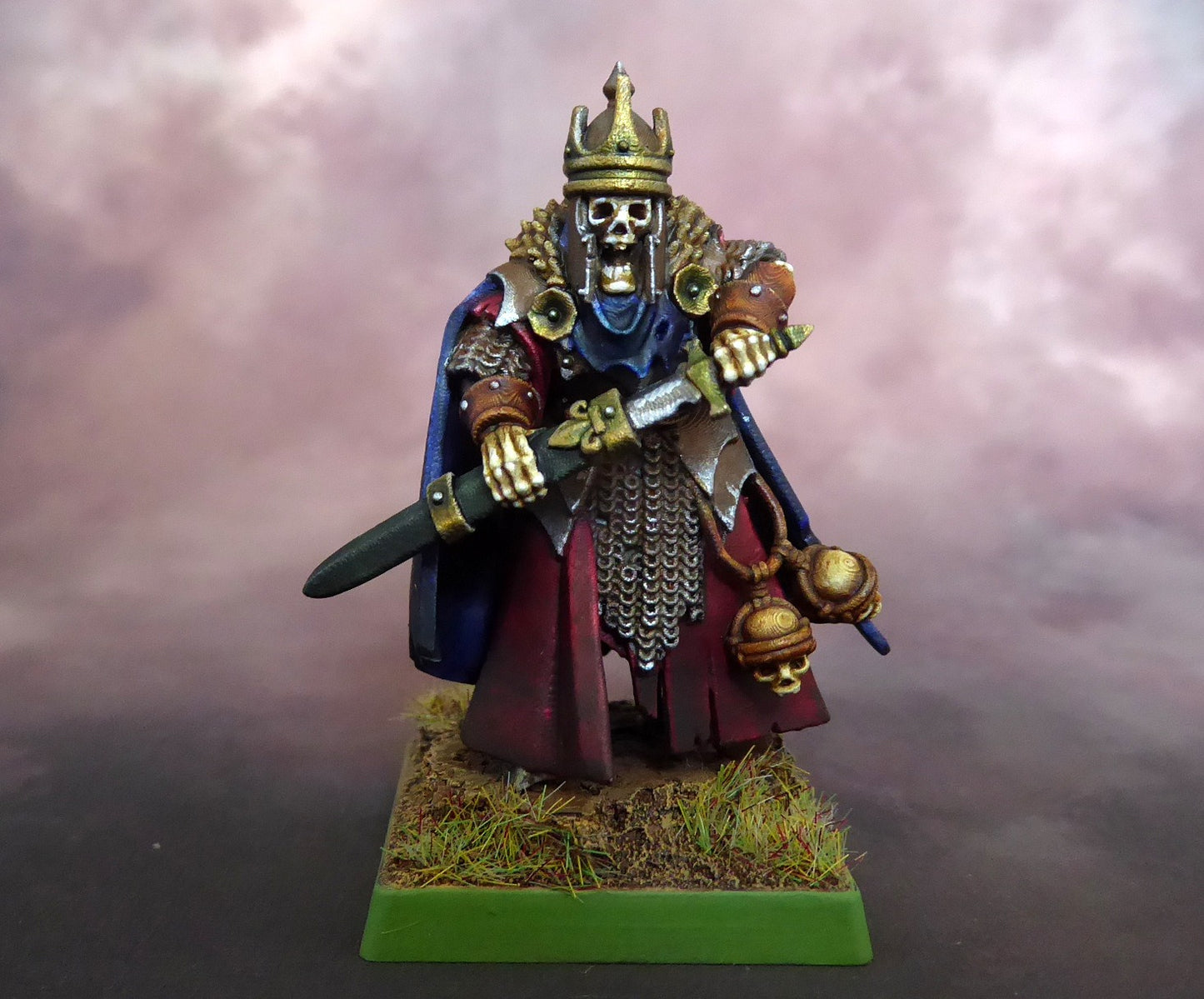 Miniatura Señor Esquelético Condes Vampiro resina 28mm sin pintar - Drakholm