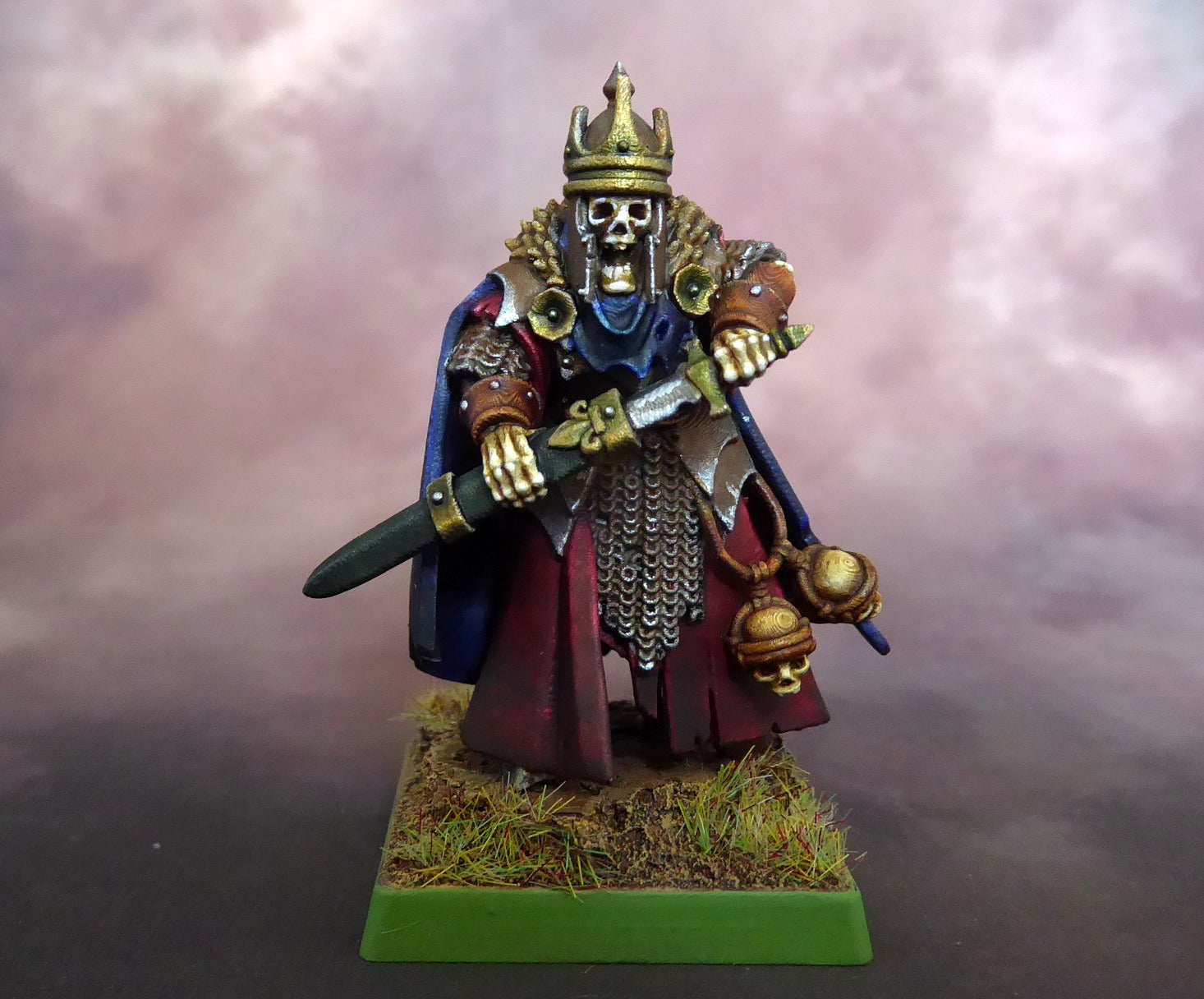 Miniatura Señor Esquelético Condes Vampiro resina 28mm sin pintar - Drakholm