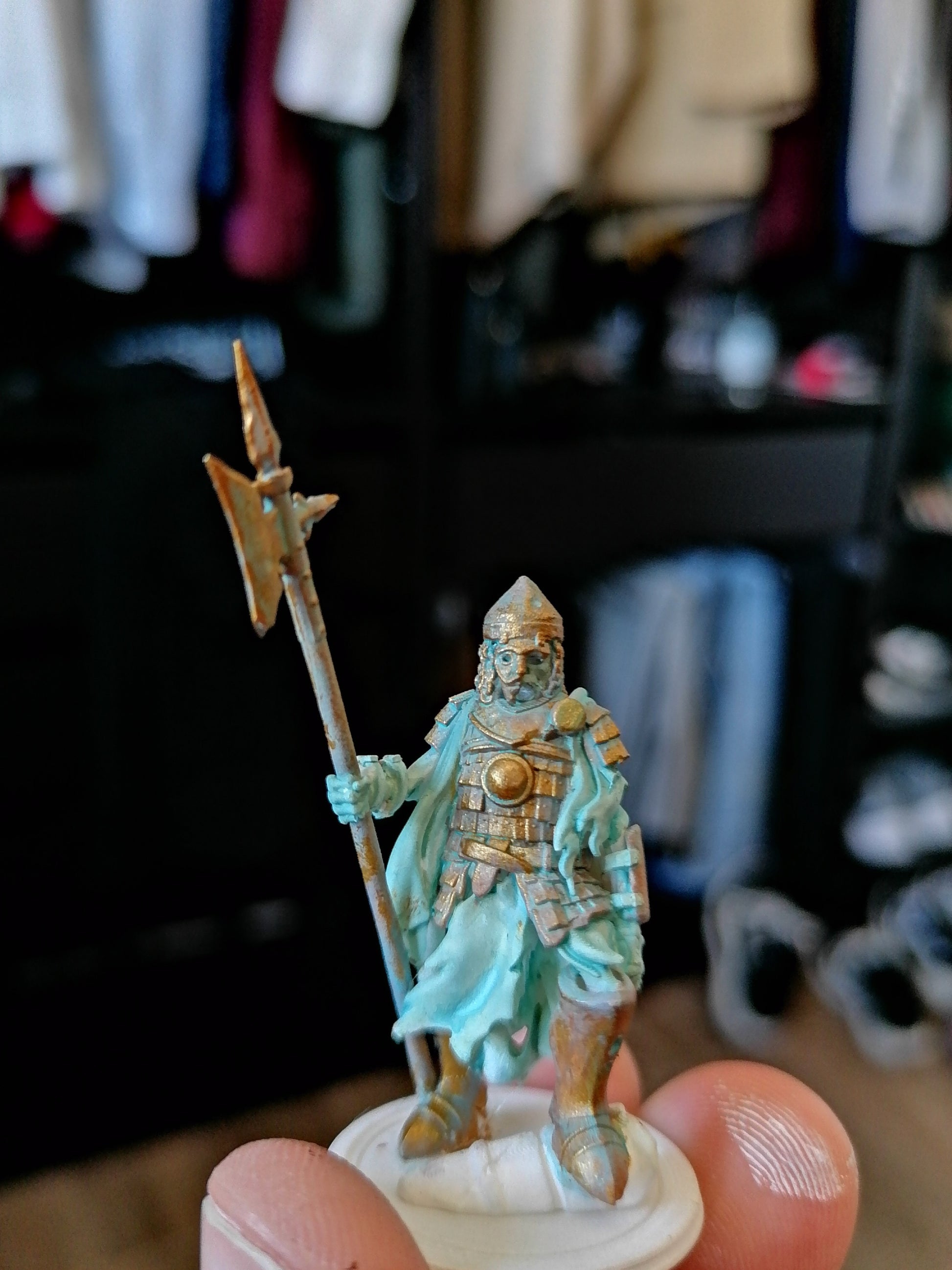 Miniatura Guardia Boyardo Esquelética Condes Vampiro resina 28mm sin pintar - Drakholm