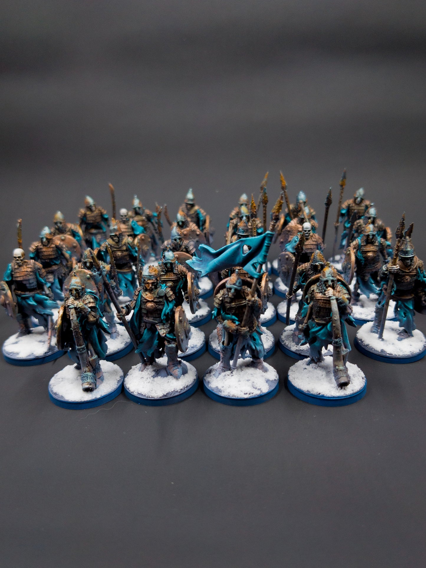 Miniatura Guardia Boyardo Esquelética Condes Vampiro resina 28mm sin pintar - Drakholm