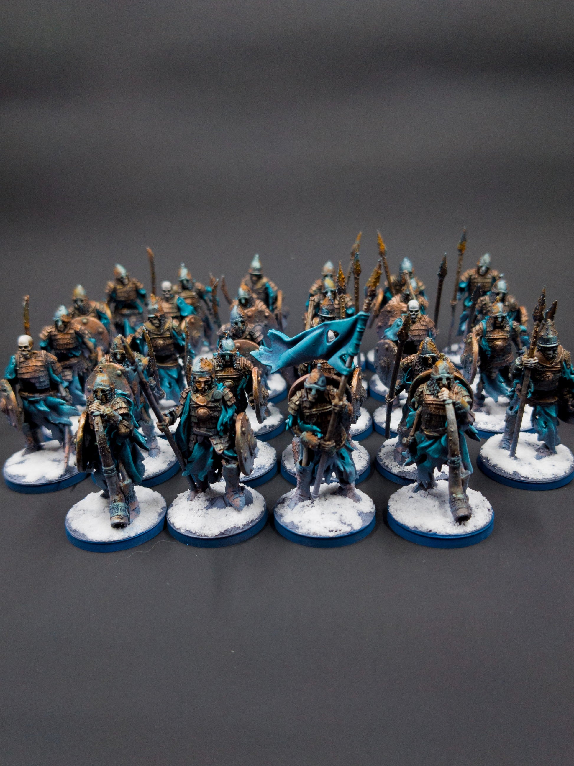 Miniatura Guardia Boyardo Esquelética Condes Vampiro resina 28mm sin pintar - Drakholm