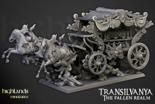 Miniatura Carro Boyardo No-Muerto Condes Vampiro resina 28mm sin pintar - Drakholm