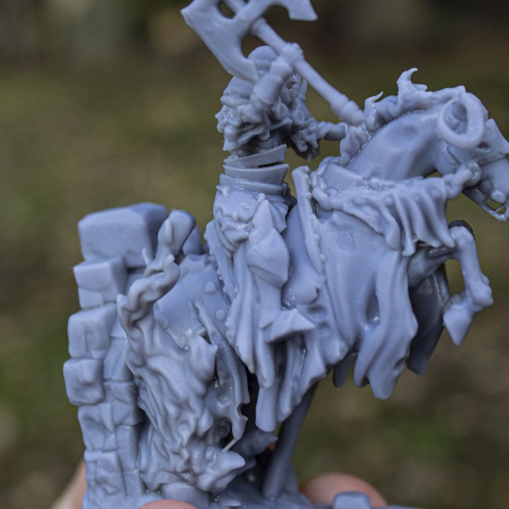 Miniatura Caballeros Oscuros No-Muertos Condes Vampiro resina 28mm sin pintar - Drakholm