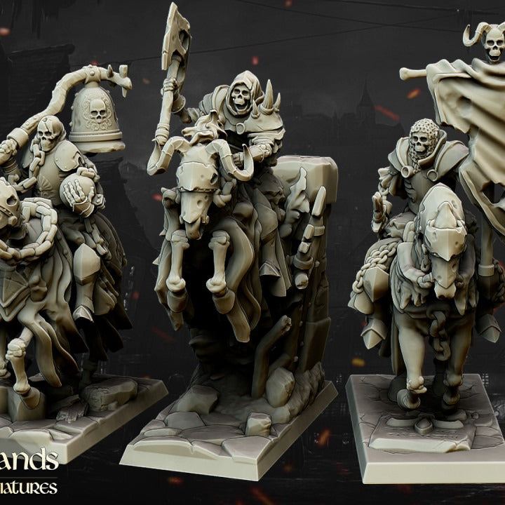 Miniatura Caballeros Oscuros No-Muertos Condes Vampiro resina 28mm sin pintar - Drakholm