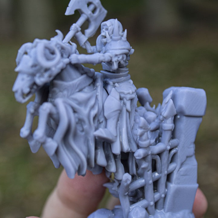 Miniatura Caballeros Oscuros No-Muertos Condes Vampiro resina 28mm sin pintar - Drakholm