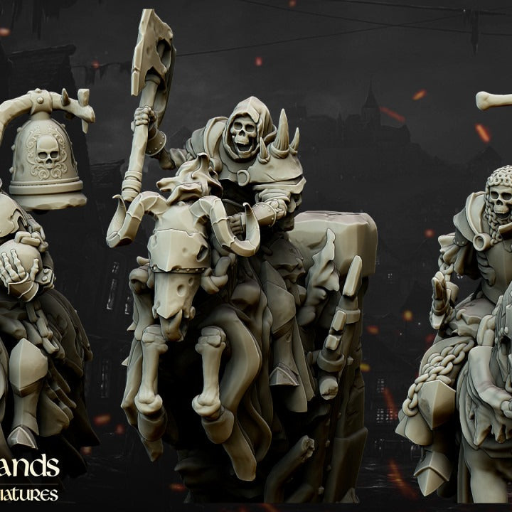 Miniatura Caballeros Oscuros No-Muertos Condes Vampiro resina 28mm sin pintar - Drakholm