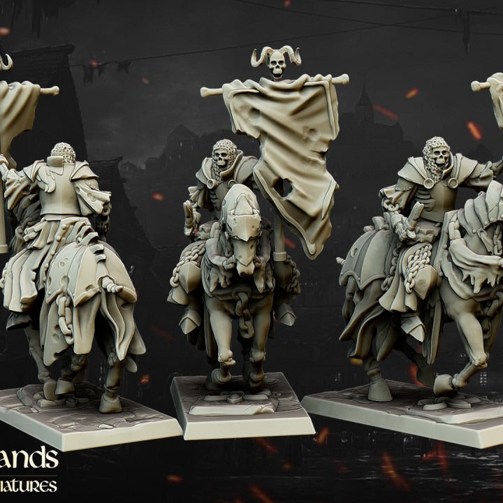 Miniatura Caballeros Oscuros No-Muertos Condes Vampiro resina 28mm sin pintar - Drakholm