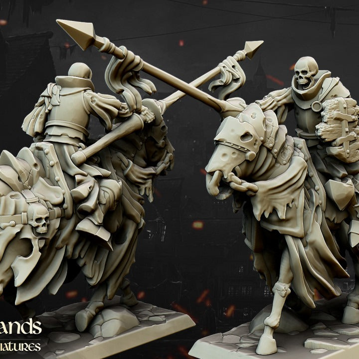 Miniatura Caballeros Oscuros No-Muertos Condes Vampiro resina 28mm sin pintar - Drakholm