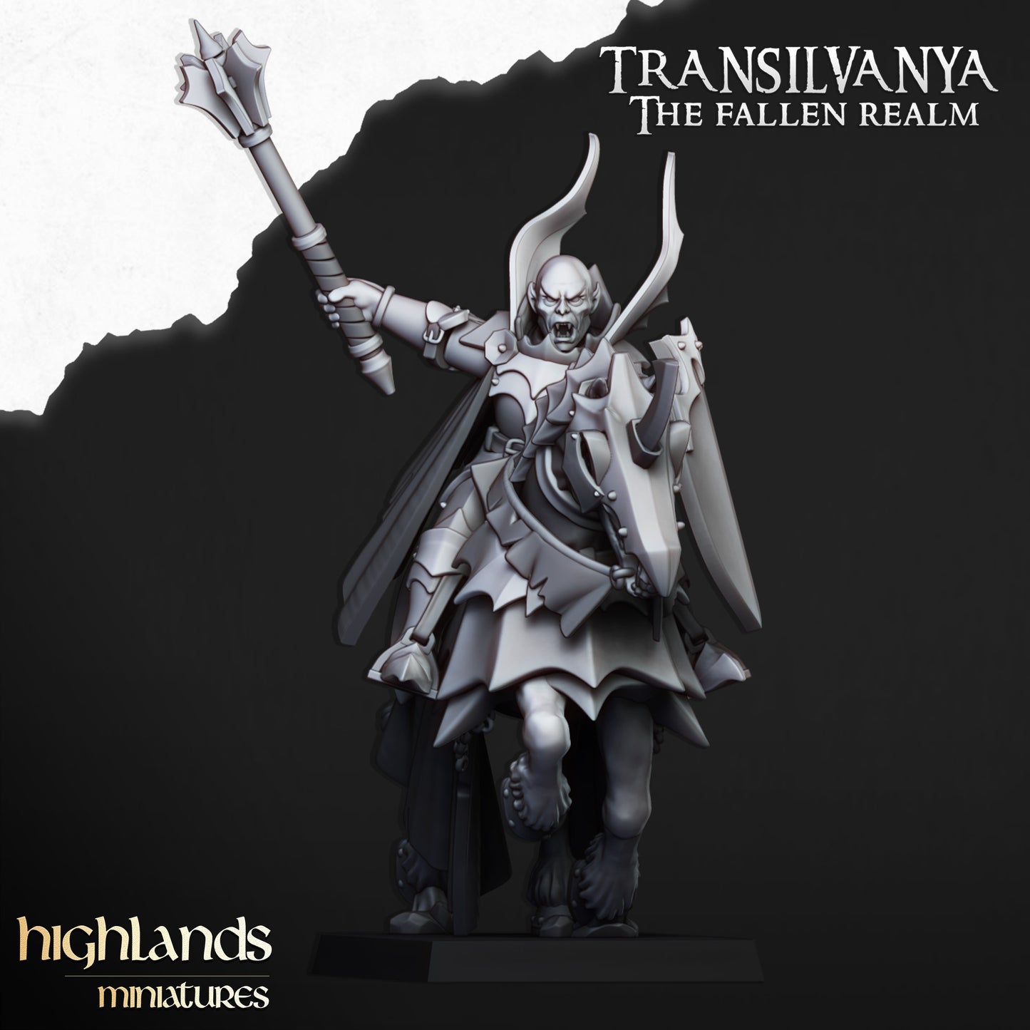 Miniatura Caballeros Vampiros Condes Vampiro resina 28mm sin pintar - Drakholm