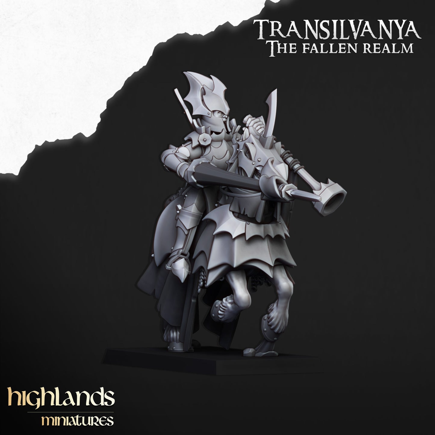Miniatura Caballeros Vampiros Condes Vampiro resina 28mm sin pintar - Drakholm