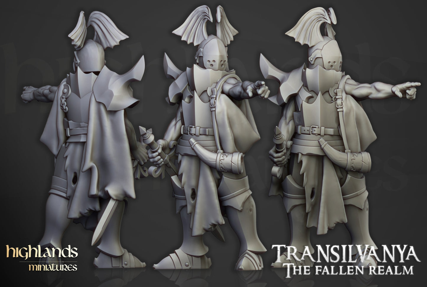 Miniatura Unidad de Neófitos Vampiros Condes Vampiro resina 28mm sin pintar - Drakholm
