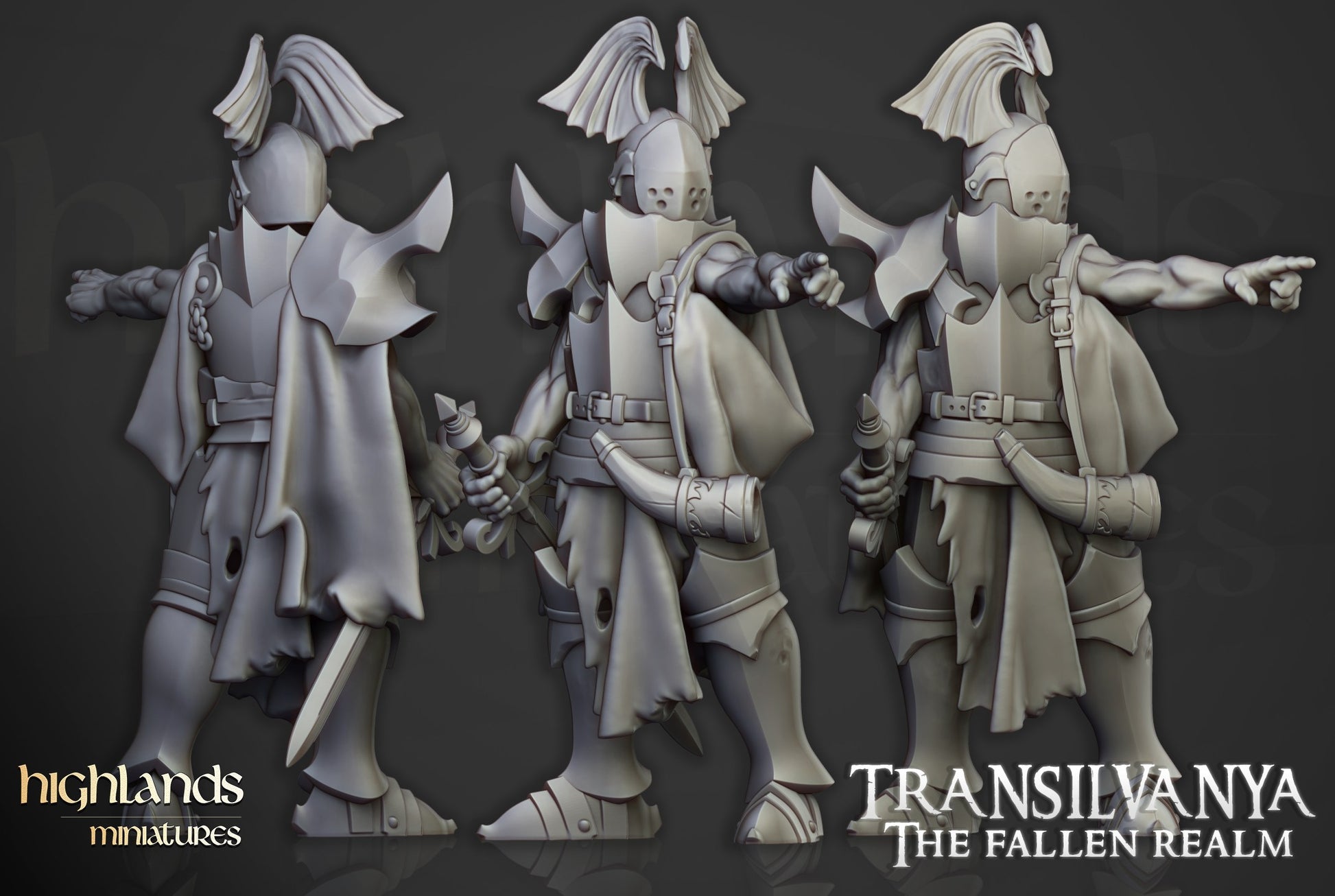 Miniatura Unidad de Neófitos Vampiros Condes Vampiro resina 28mm sin pintar - Drakholm