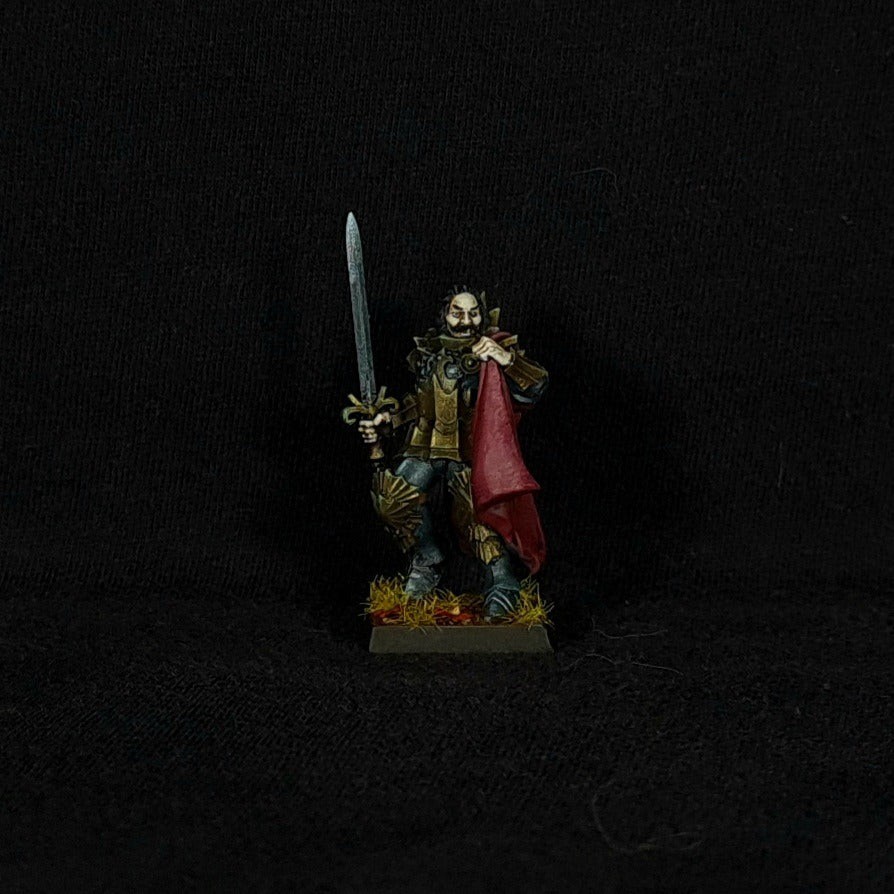 Miniatura Vlad Valăcari, el Profanador Condes Vampiro resina 28mm sin pintar - Drakholm
