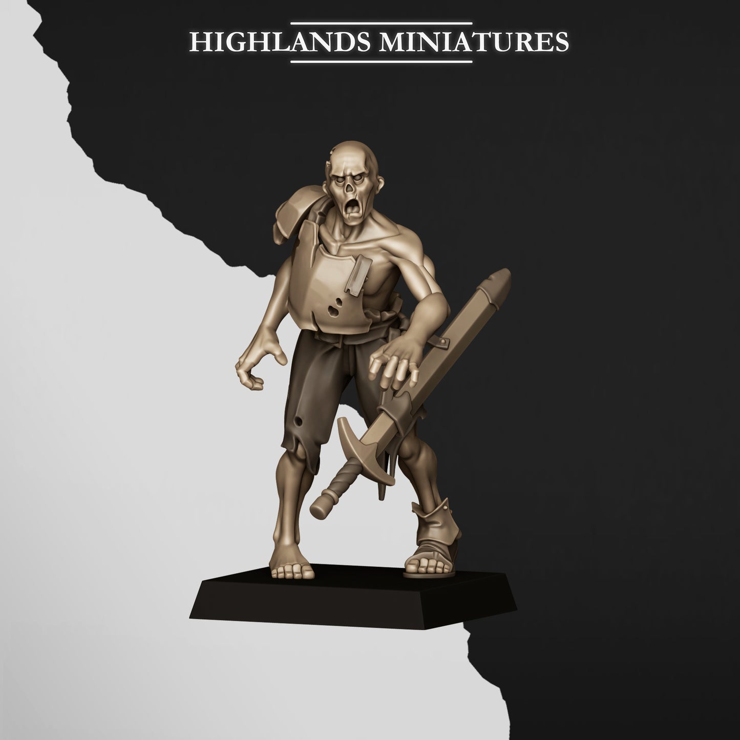 Miniatura Zombis Condes Vampiro resina 28mm sin pintar - Drakholm