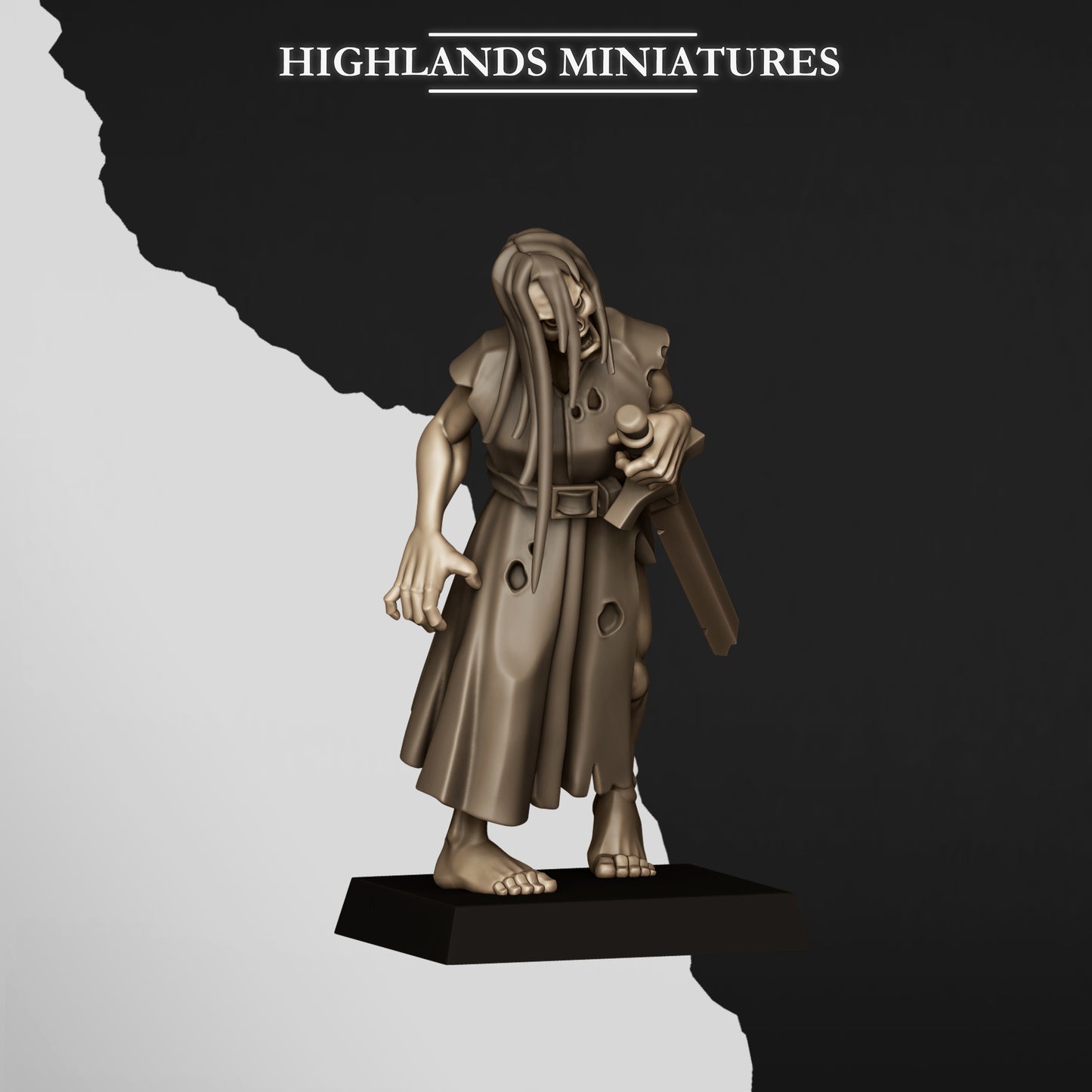 Miniatura Zombis Condes Vampiro resina 28mm sin pintar - Drakholm