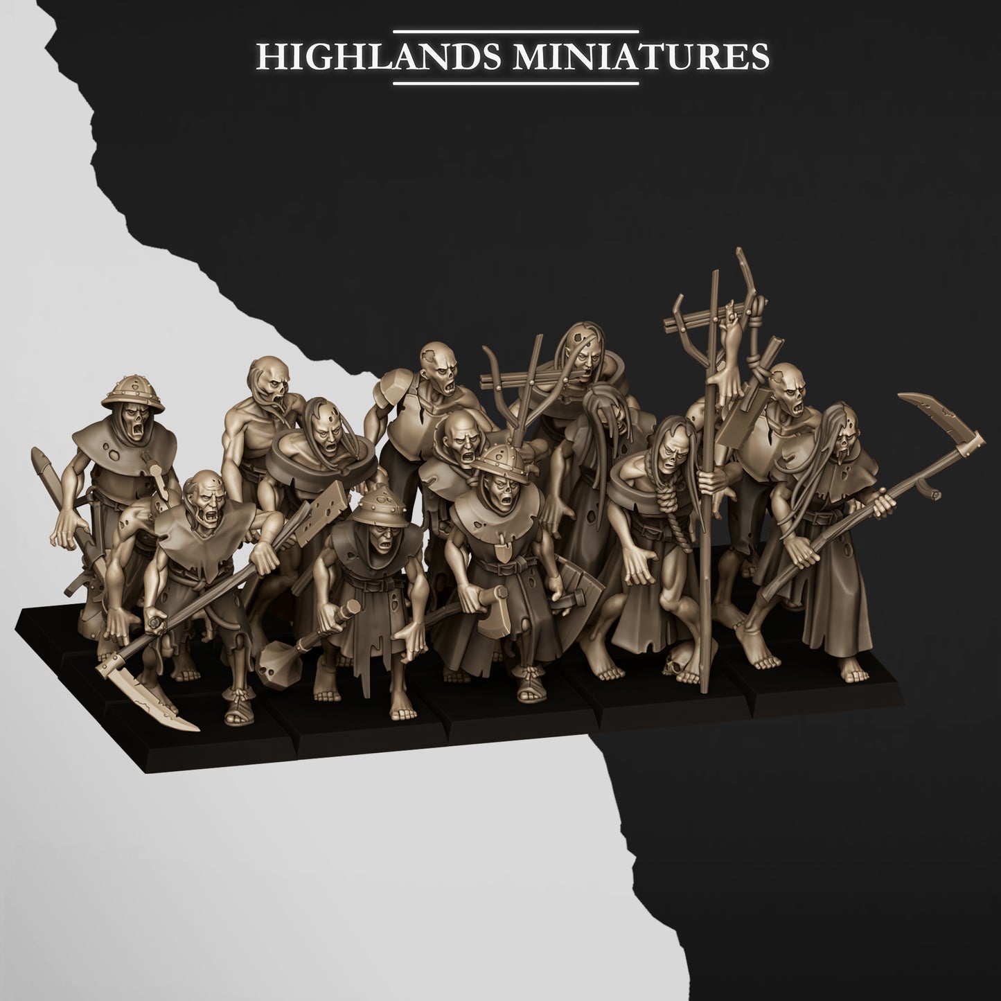 Miniatura Zombis Condes Vampiro resina 28mm sin pintar - Drakholm